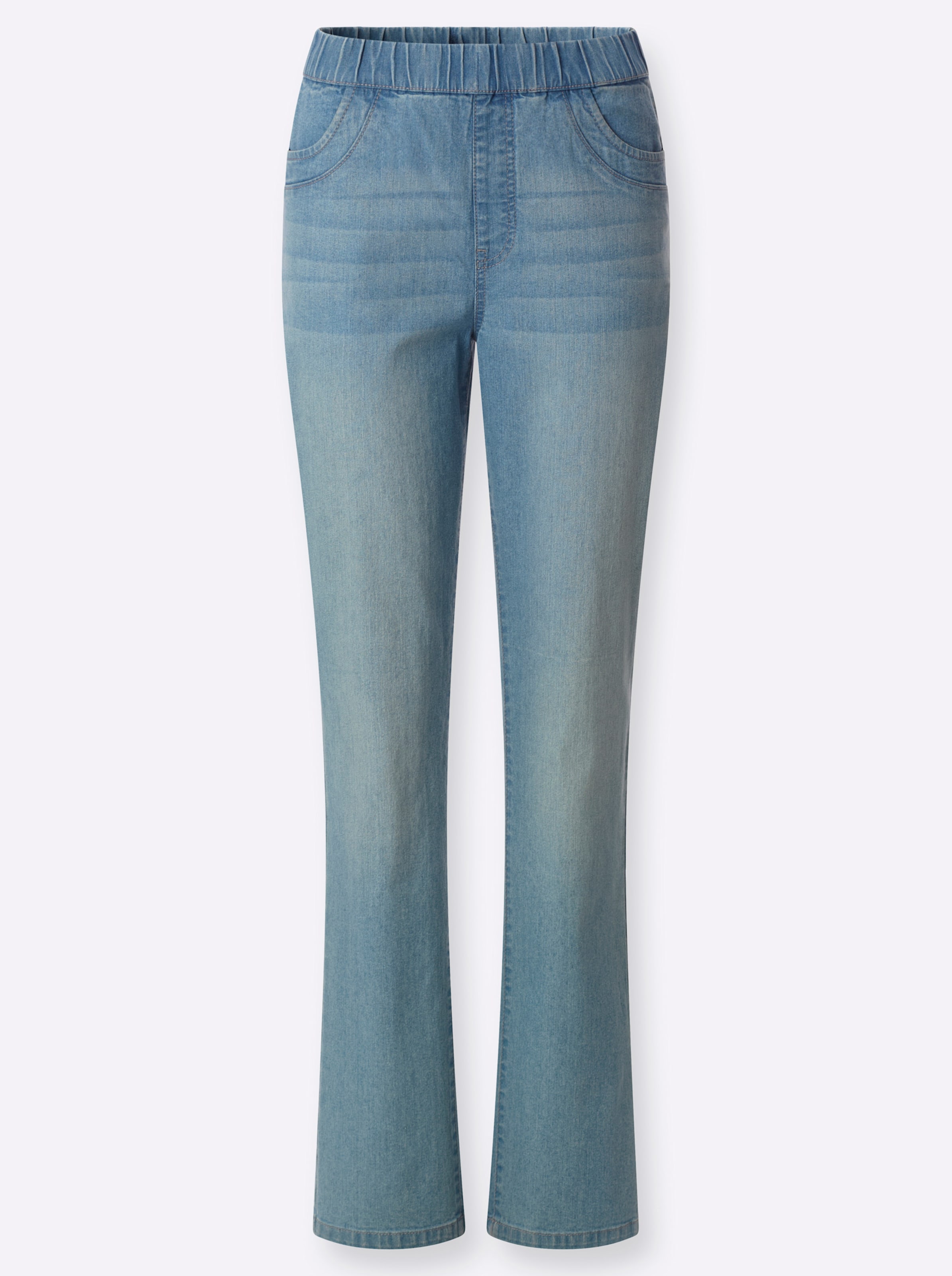 Blue-Bleached Schlupfjeans - Bild 2