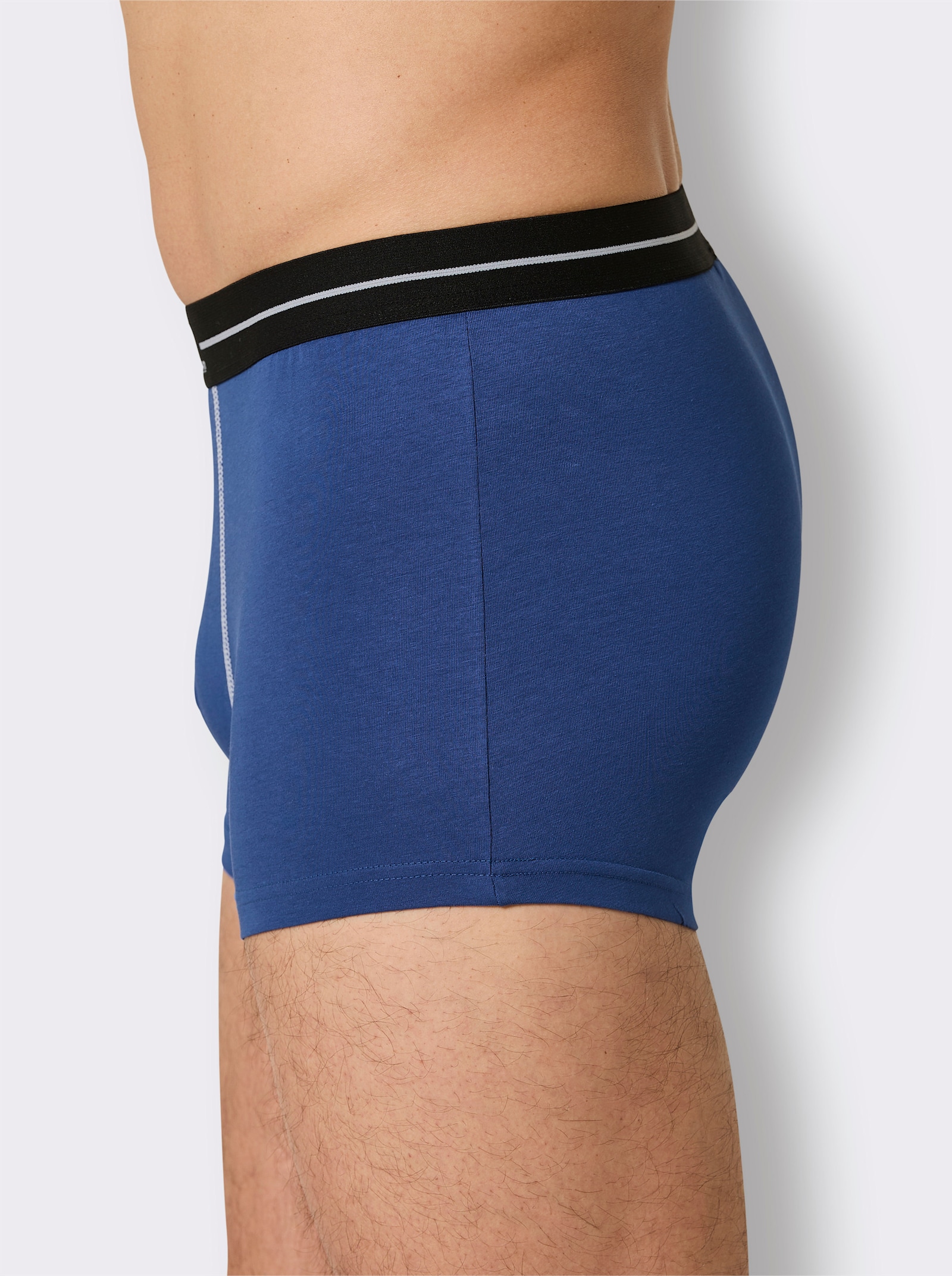 wäschepur men Pants - royalblau + rot + schwarz