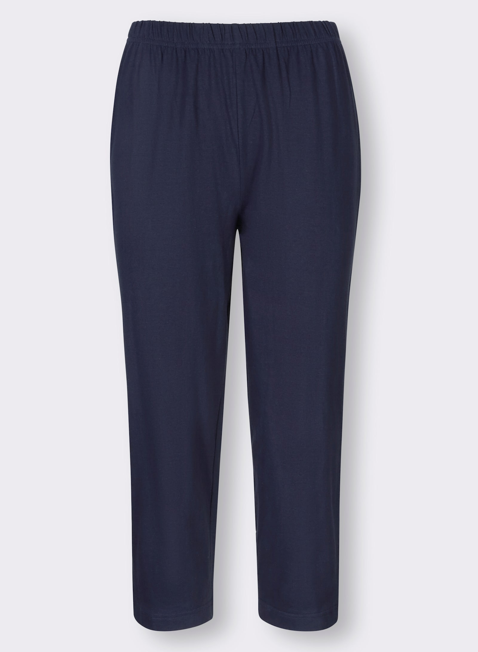 wäschepur Pyjama met streepjesdessin - wit/marine gestreept