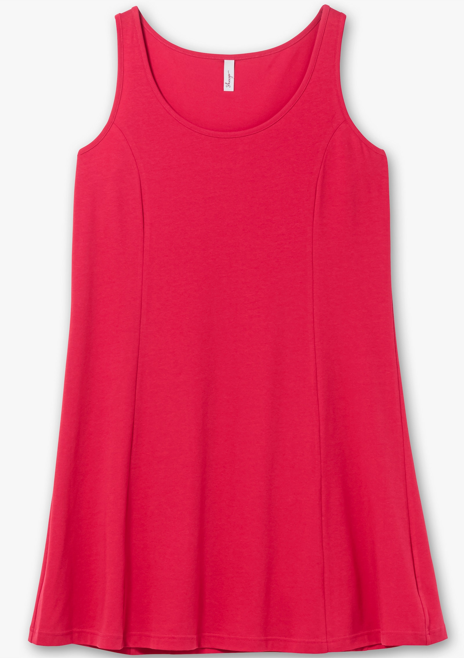 sheego A-Linien-Kleid leicht tailliert - sorbet pink