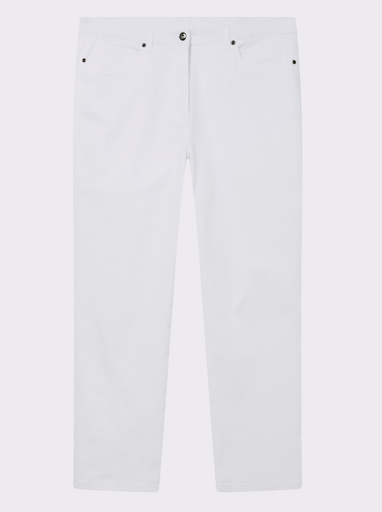 5-Pocket-Jeans mit Stretch-Anteil - weiß