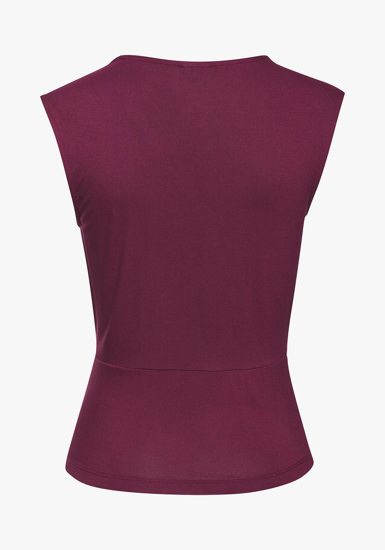 LASCANA Shirttop - aubergine/bordeaux