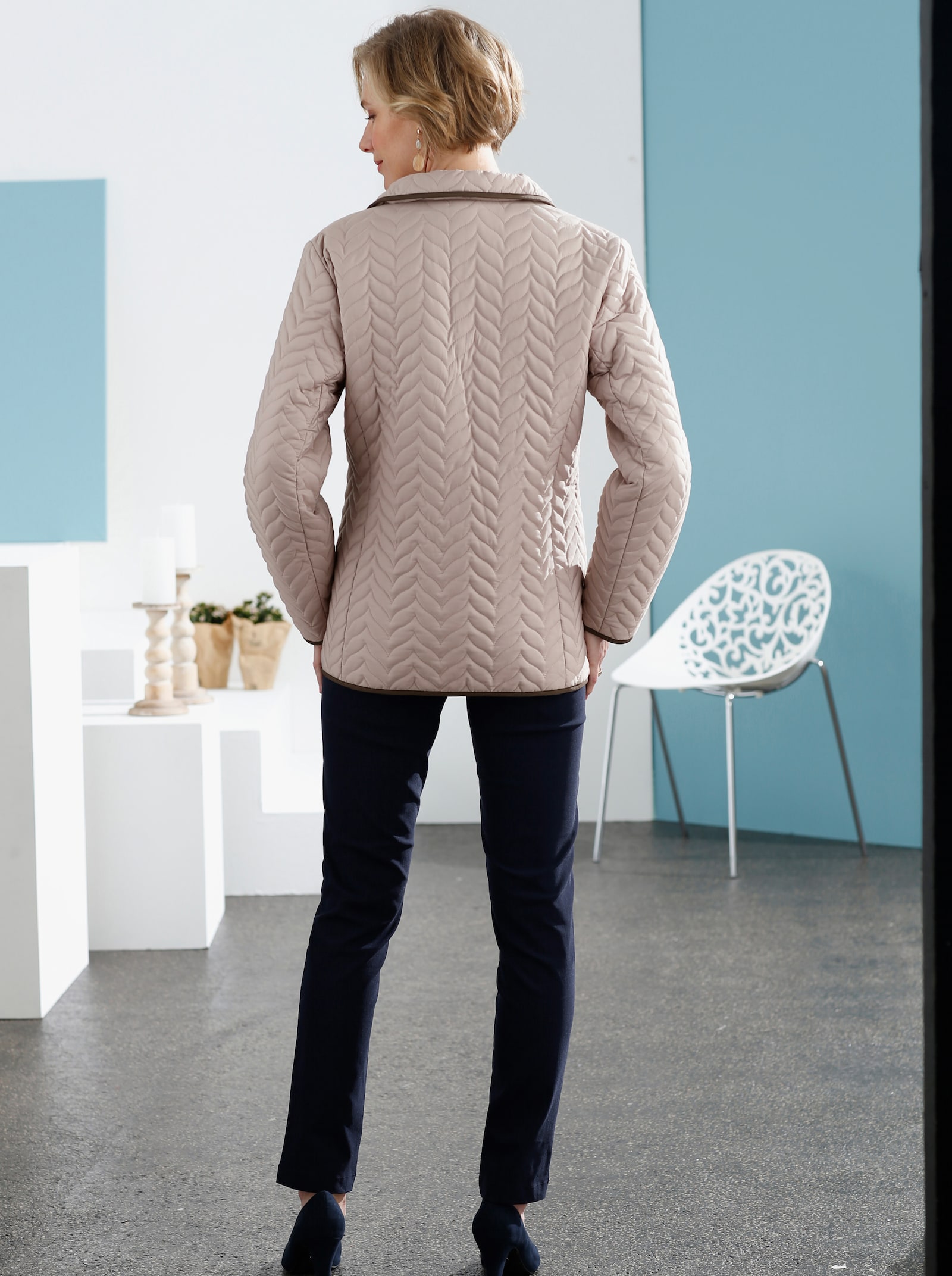 Bengalinhose mit Zierreißverschlüssen - marine