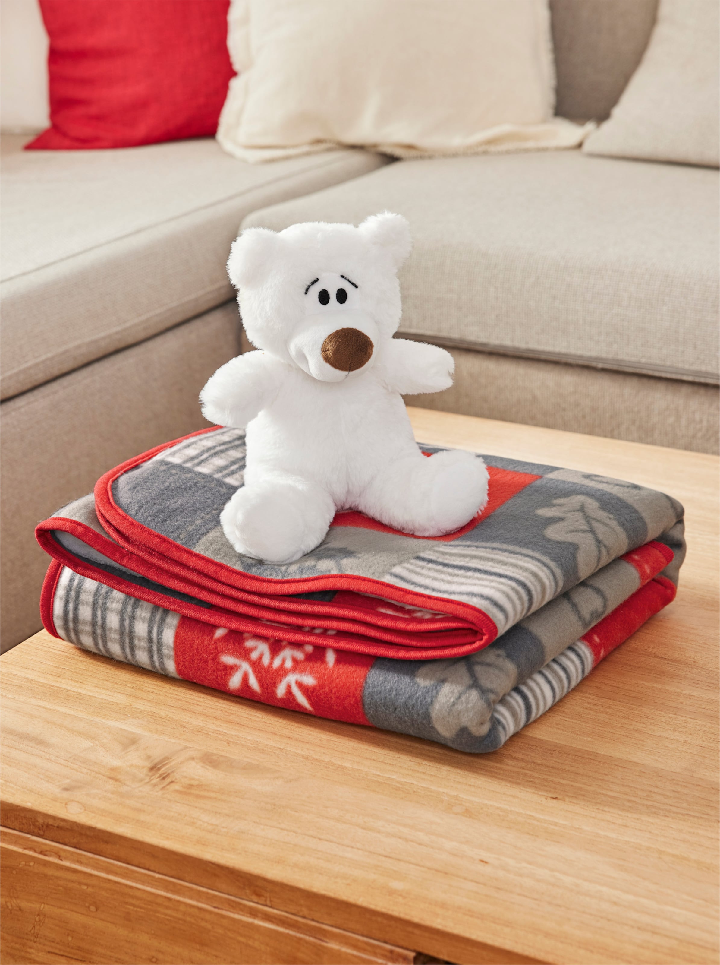 Decke mit Eisbär