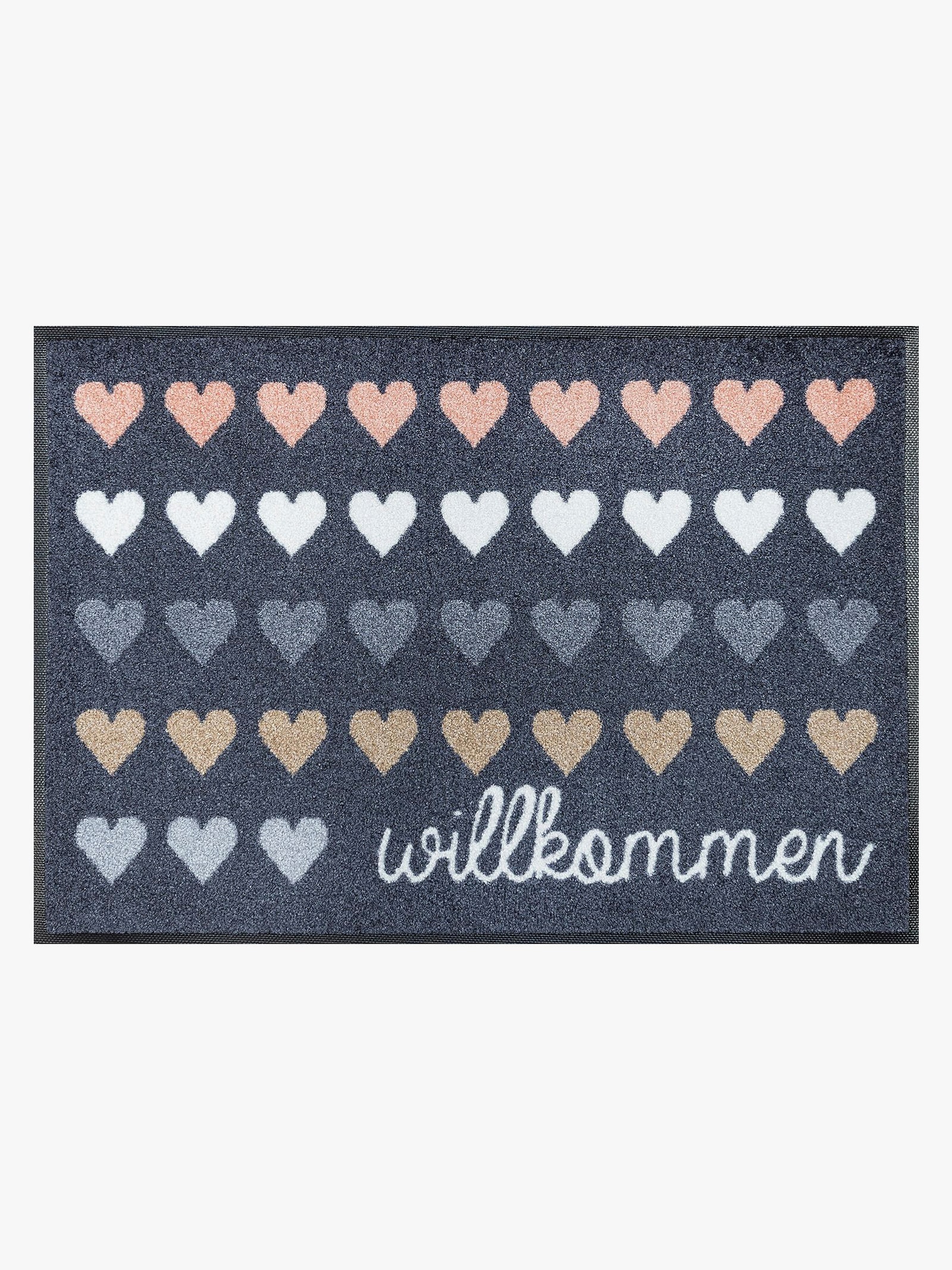 wash+dry by Kleen-Tex Fußmatte - anthrazit-bedruckt