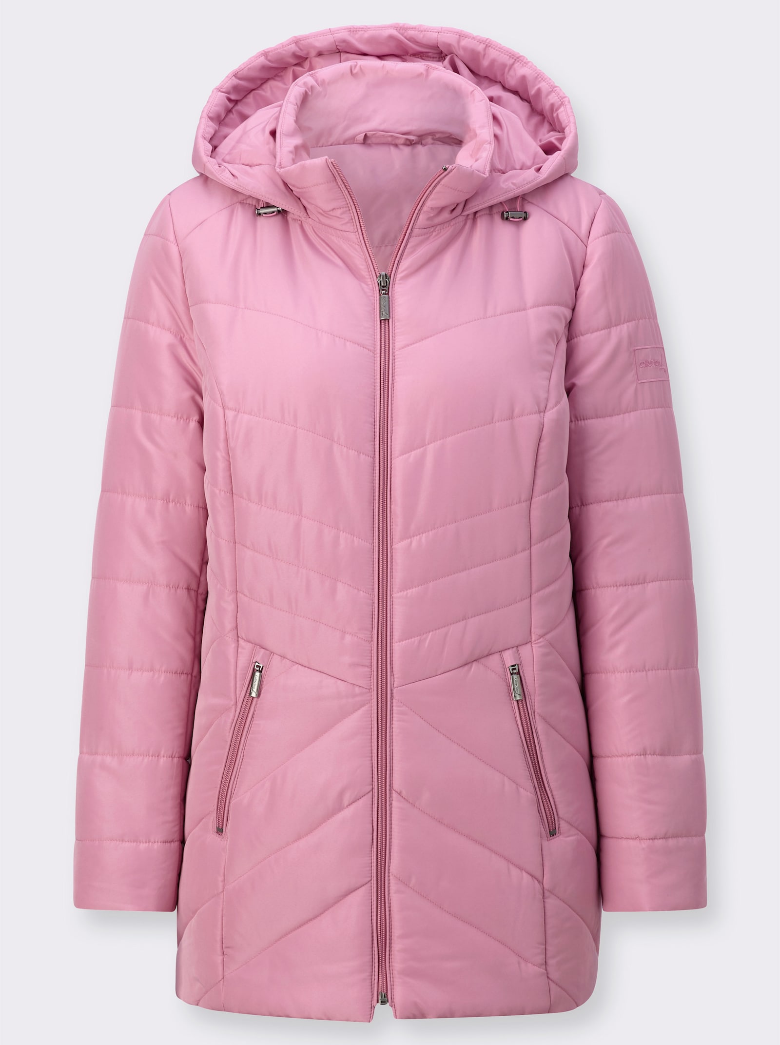 Steppjacke mit Innentasche - altrosa