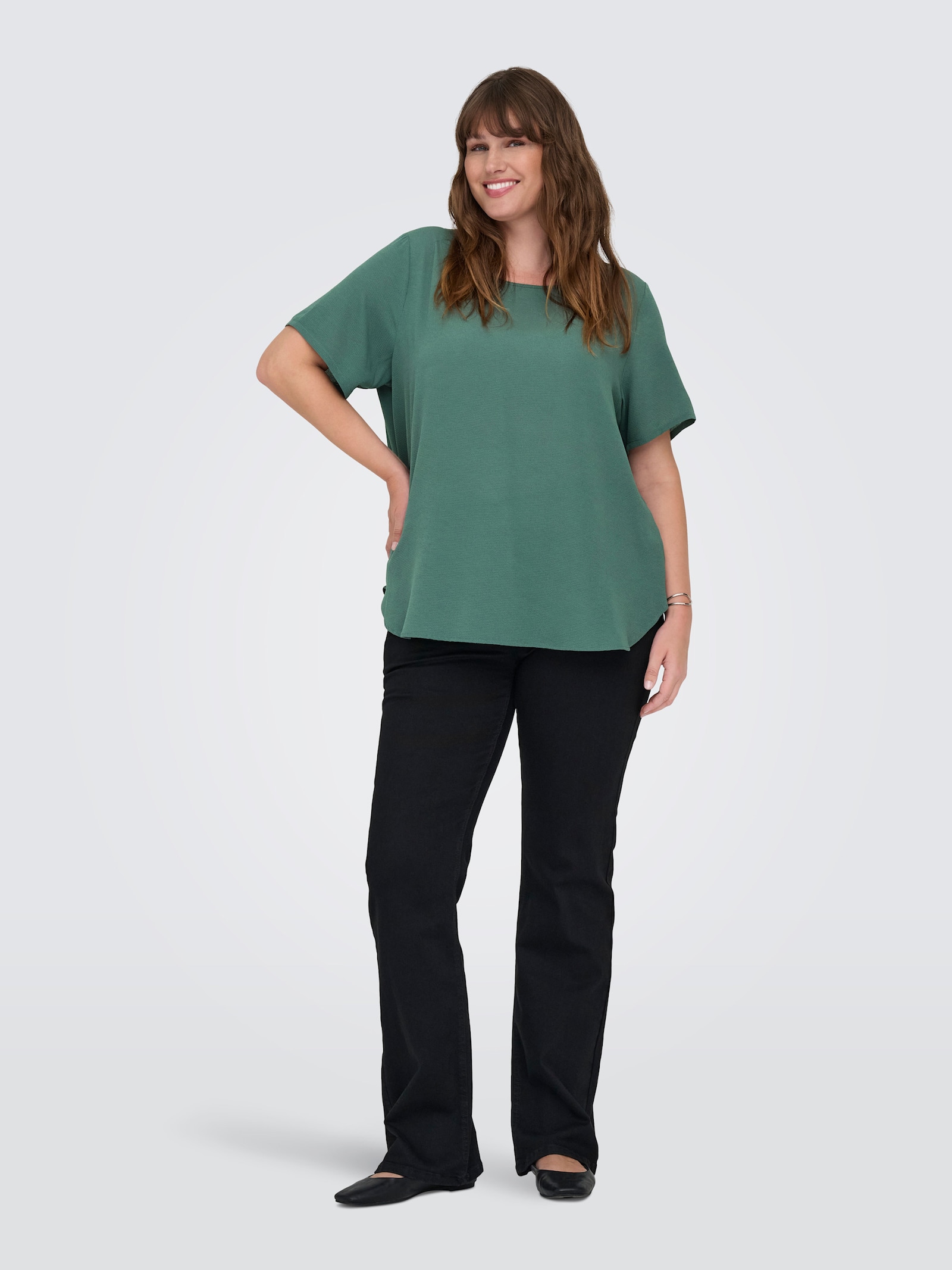 ONLY CARMAKOMA Shirtbluse - balsam green