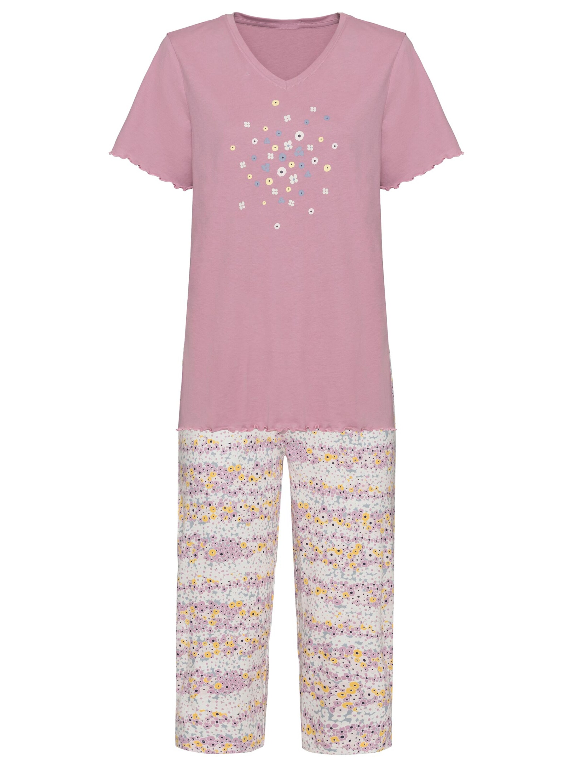 wäschepur Capri-Anzüge - flieder-bedruckt