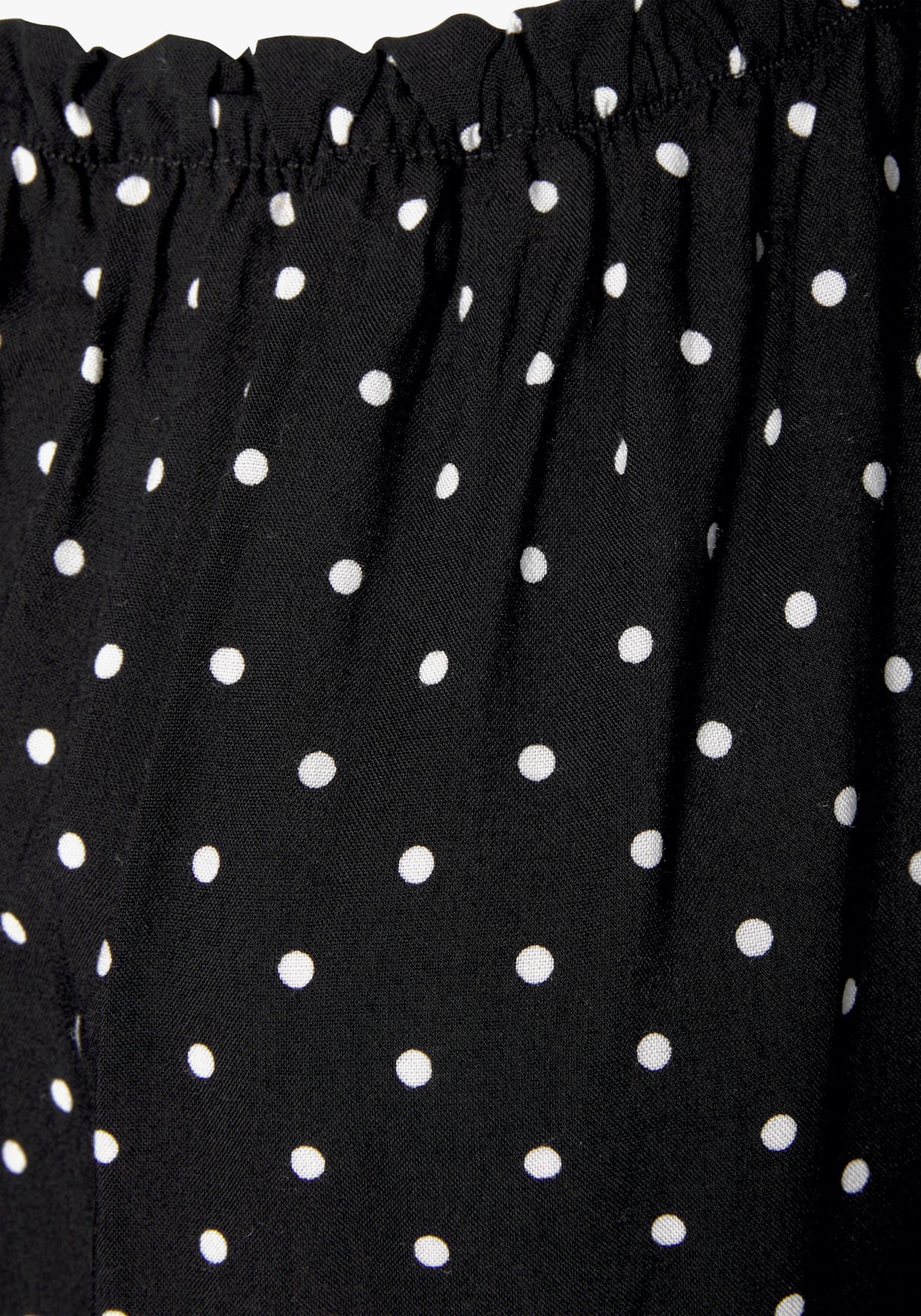 LASCANA Chemisier Carmen - noir-blanc à pois