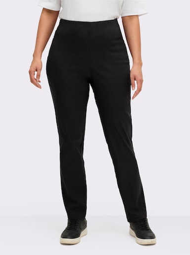 Stehmann Comfort line Hose mit Dehnbund, Viskose-Qualität - schwarz