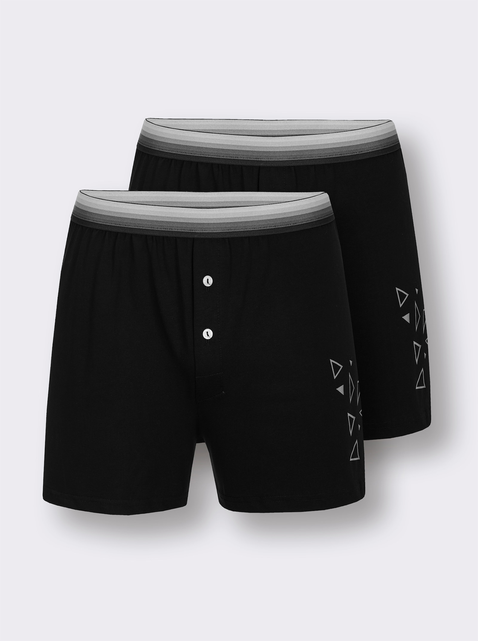 wäschepur men Boxershorts - schwarz
