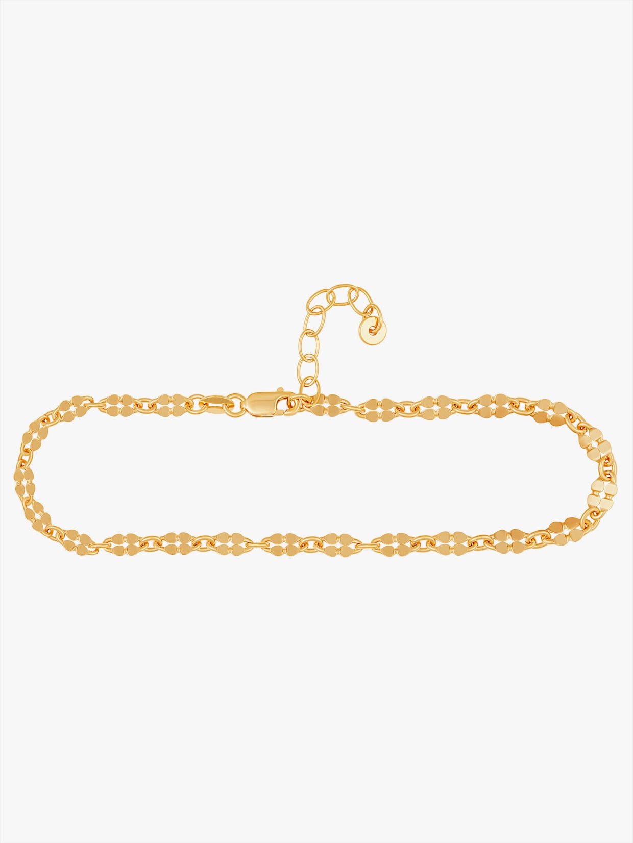 Fußkette - Silber vergoldet 925