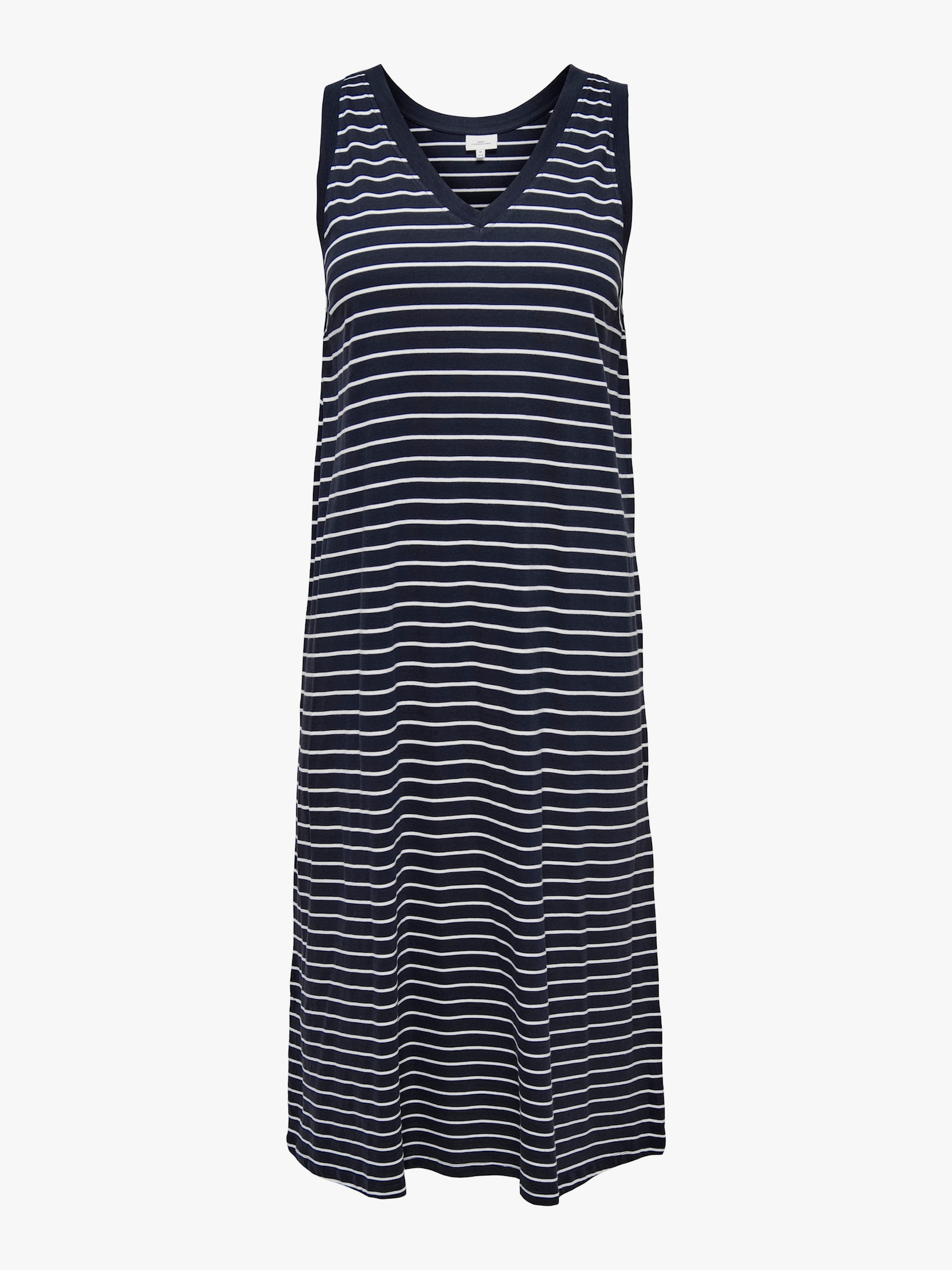 ONLY CARMAKOMA Shirtkleid - night sky stripes:(dina) cloud dancer