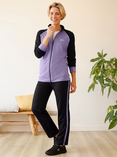 Catamaran Sports Freizeithose - schwarz-lavendel