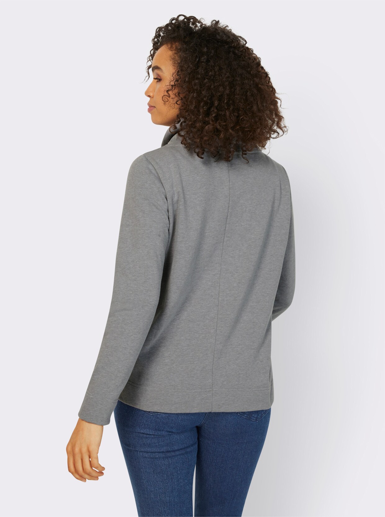 heine Sweatshirt - grau-meliert