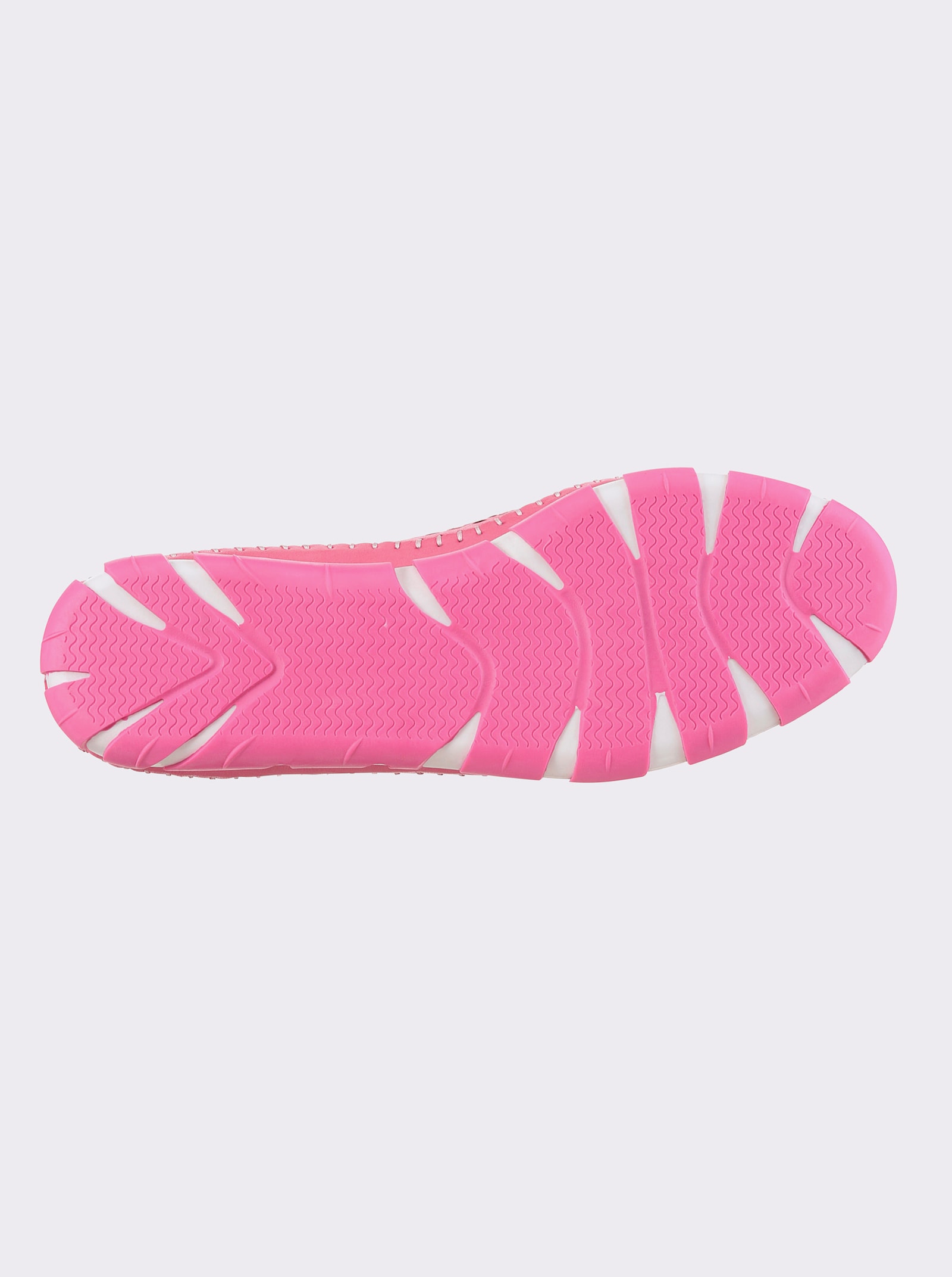 Gemini Veterschoen van leer, met perforatie - fuchsia
