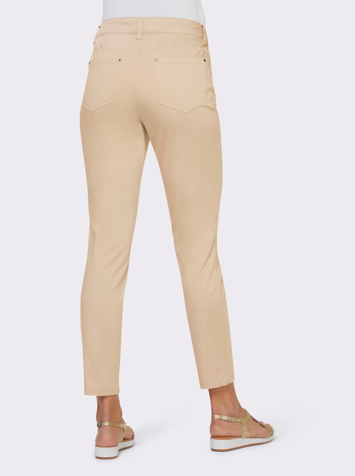 heine Pantalon chino - sable