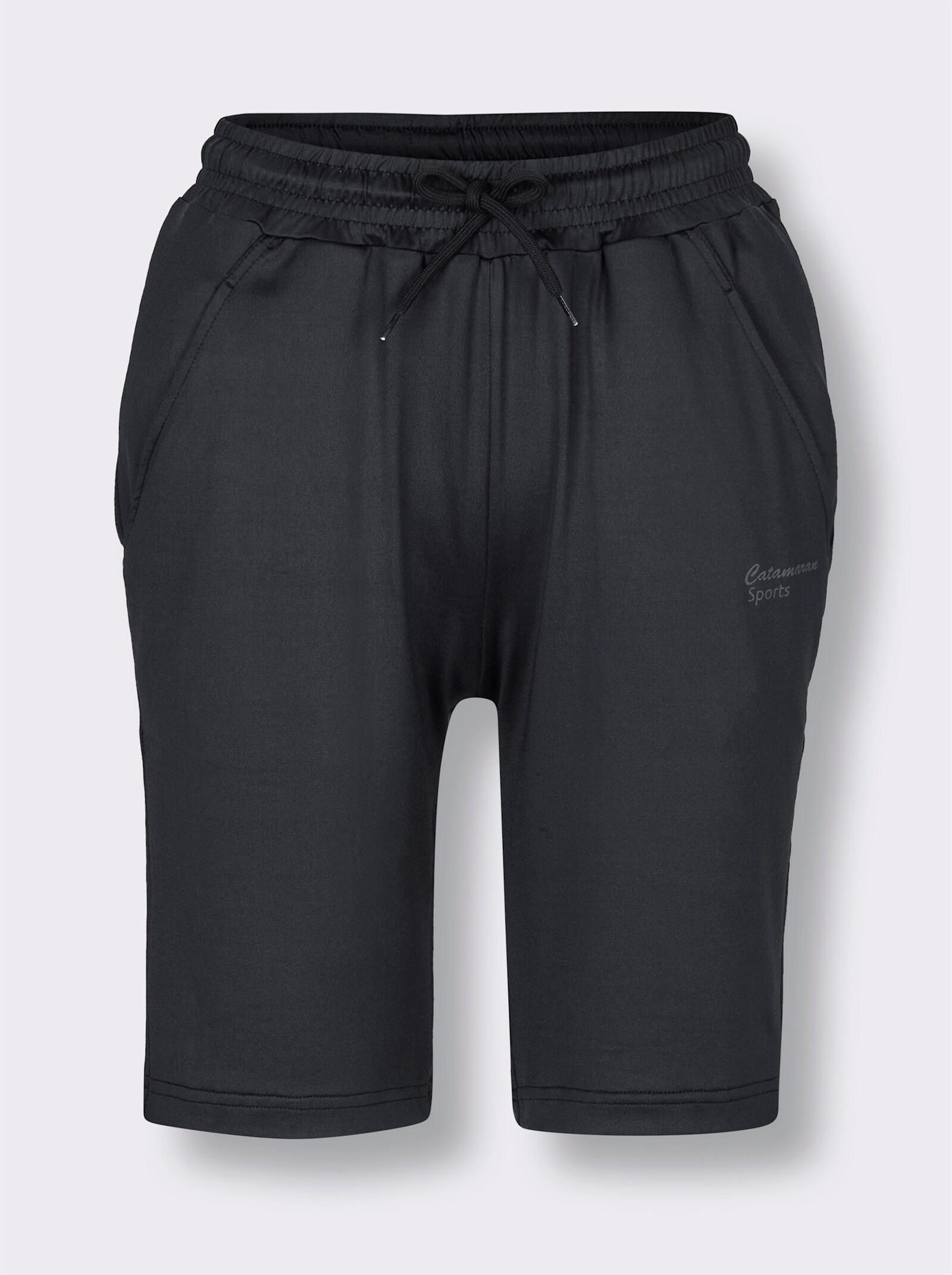 Catamaran Sports Funktionshose in Bermudas-Länge - schwarz