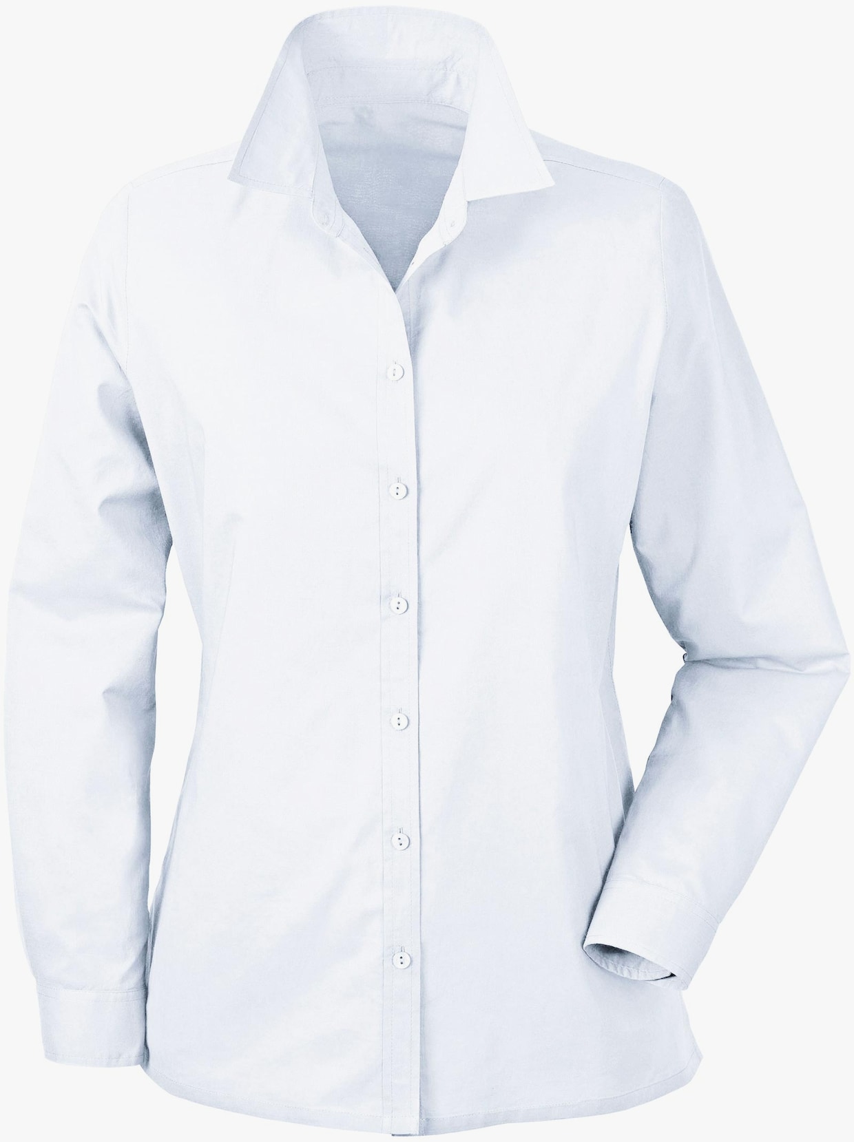 Košilová halenka - bílá