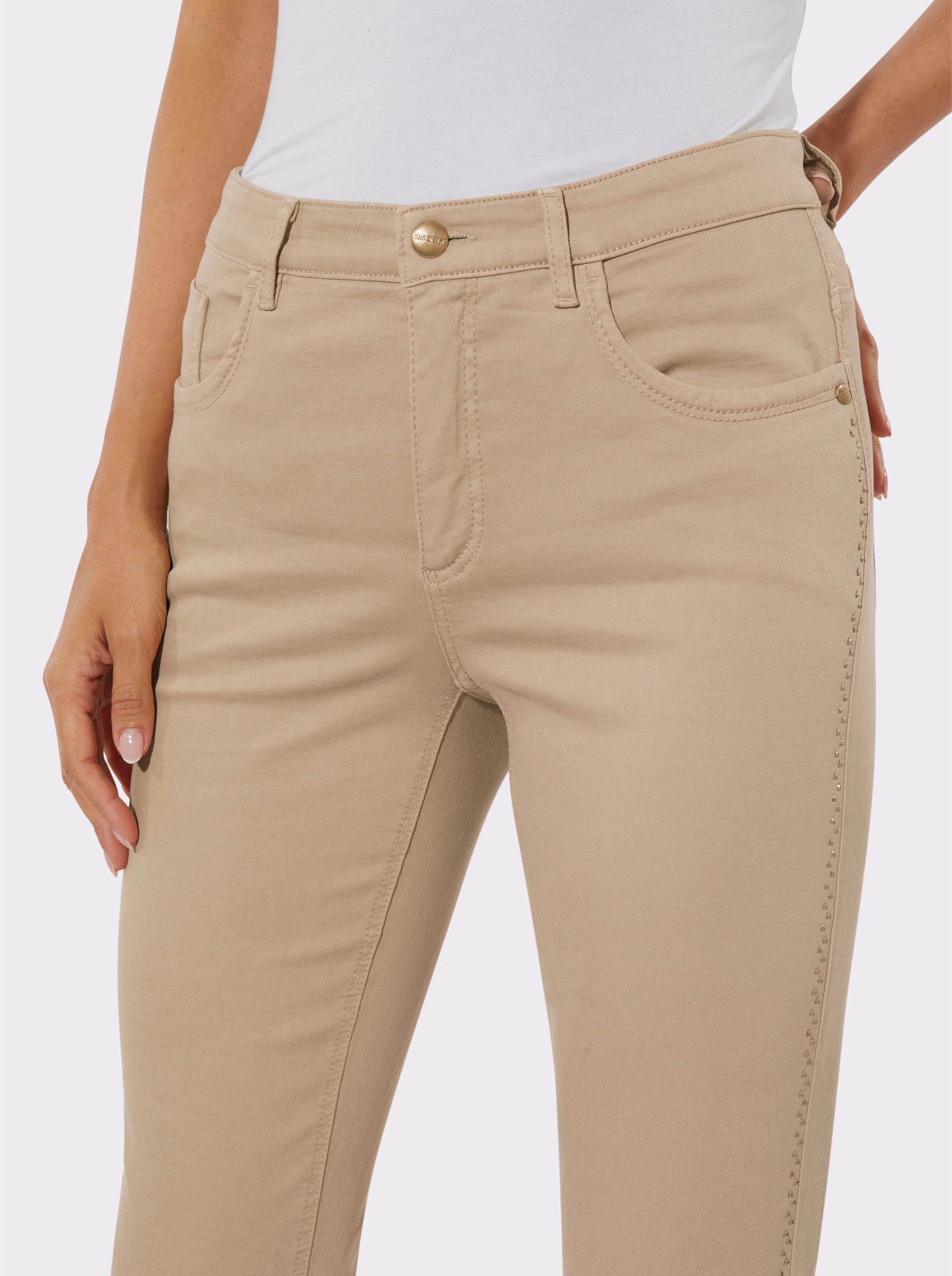 Ascari Jeans im 5-Pocket-Style - beige
