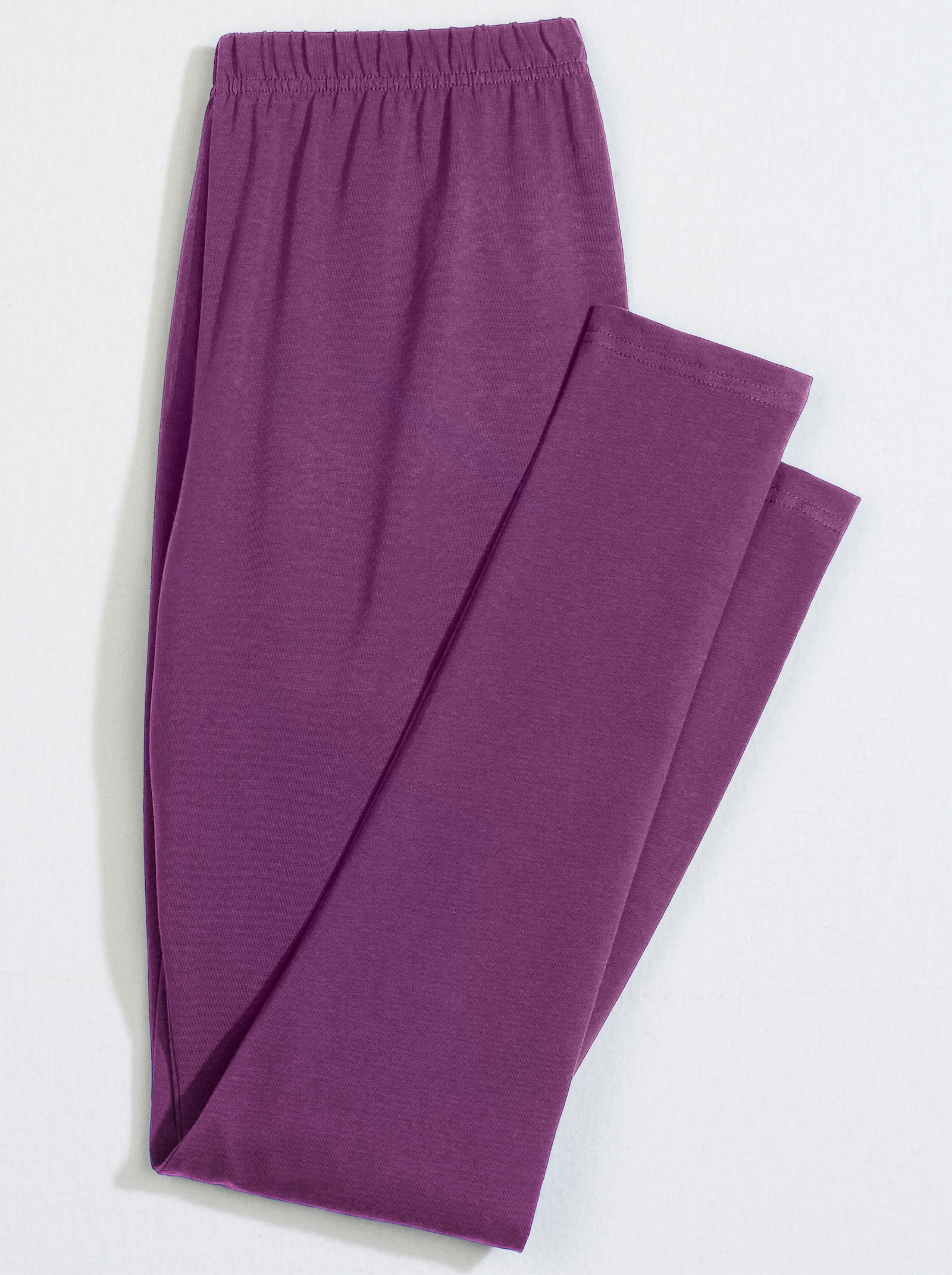 Leggings mit Rundum-Dehnbund - beere