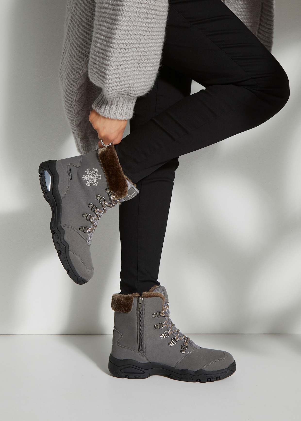 LASCANA Bottines d'hiver - anthracite