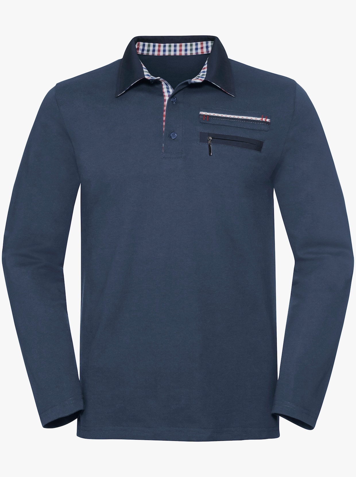 Catamaran Langarm-Shirt - jeansblau