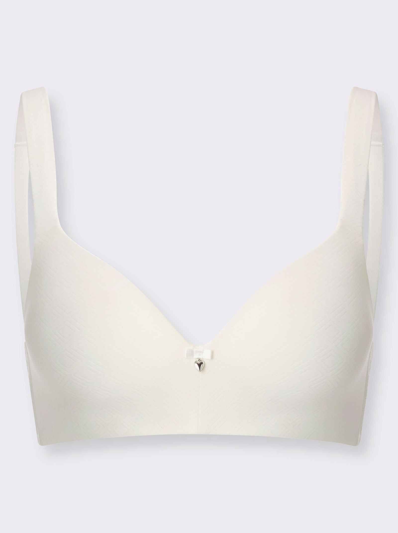 Sassa Schalen-BH ohne Bügel mit Spitzenverzierung hinten - ecru