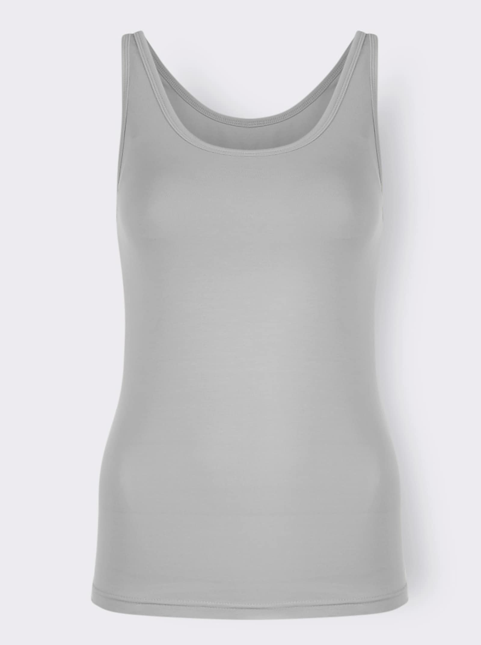 wäschepur Achseltop mit breiten Trägern - silberfarben + rosé + champagner