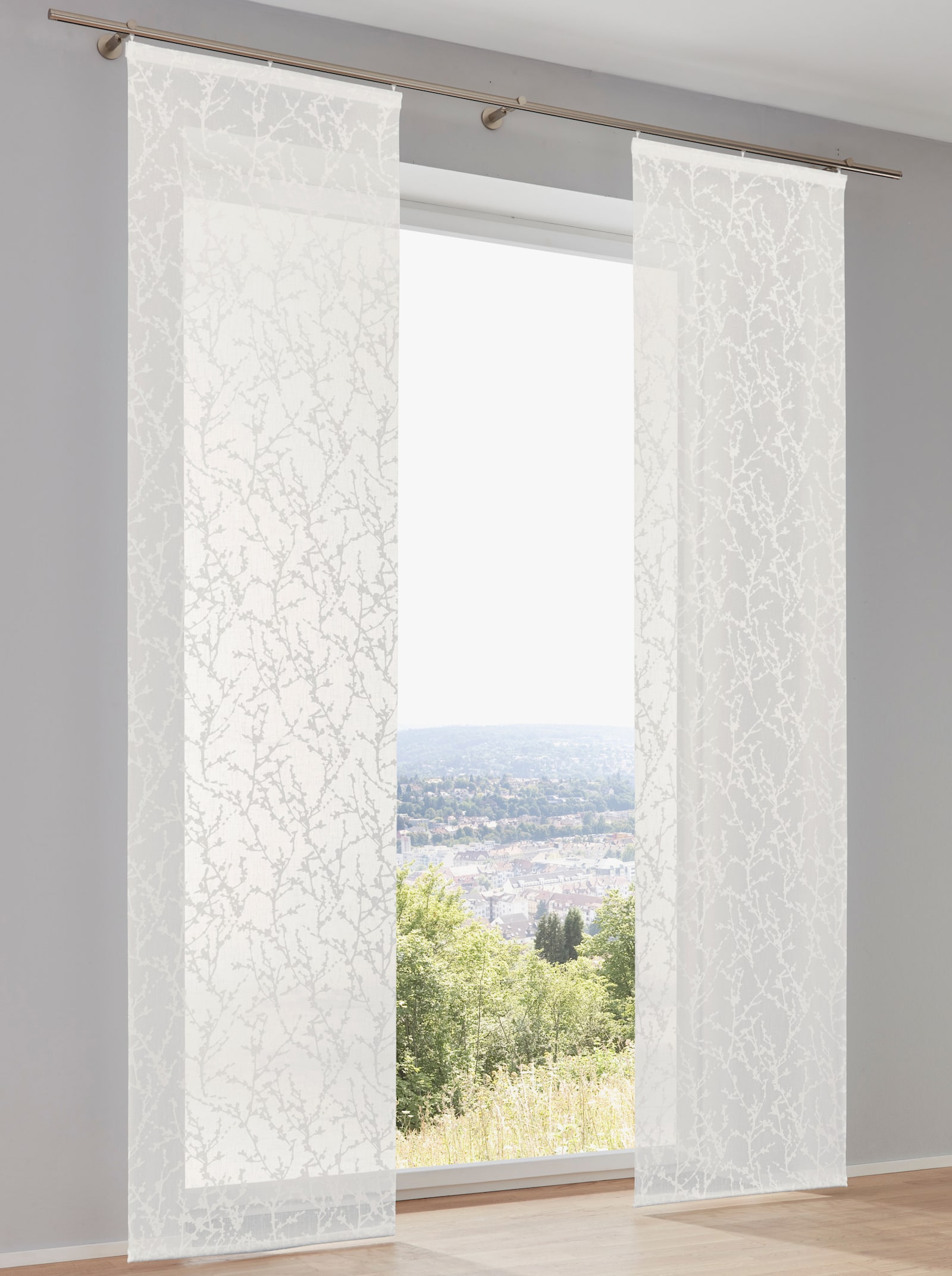 heine home schuifgordijn - wit