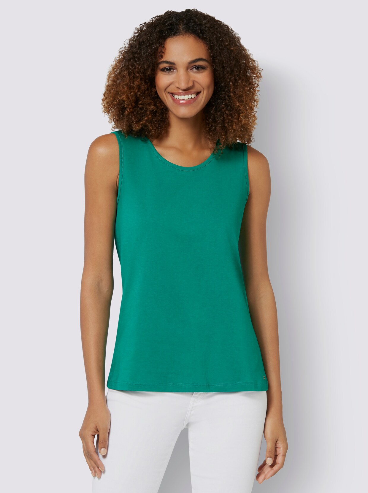 Shirttop - smaragd