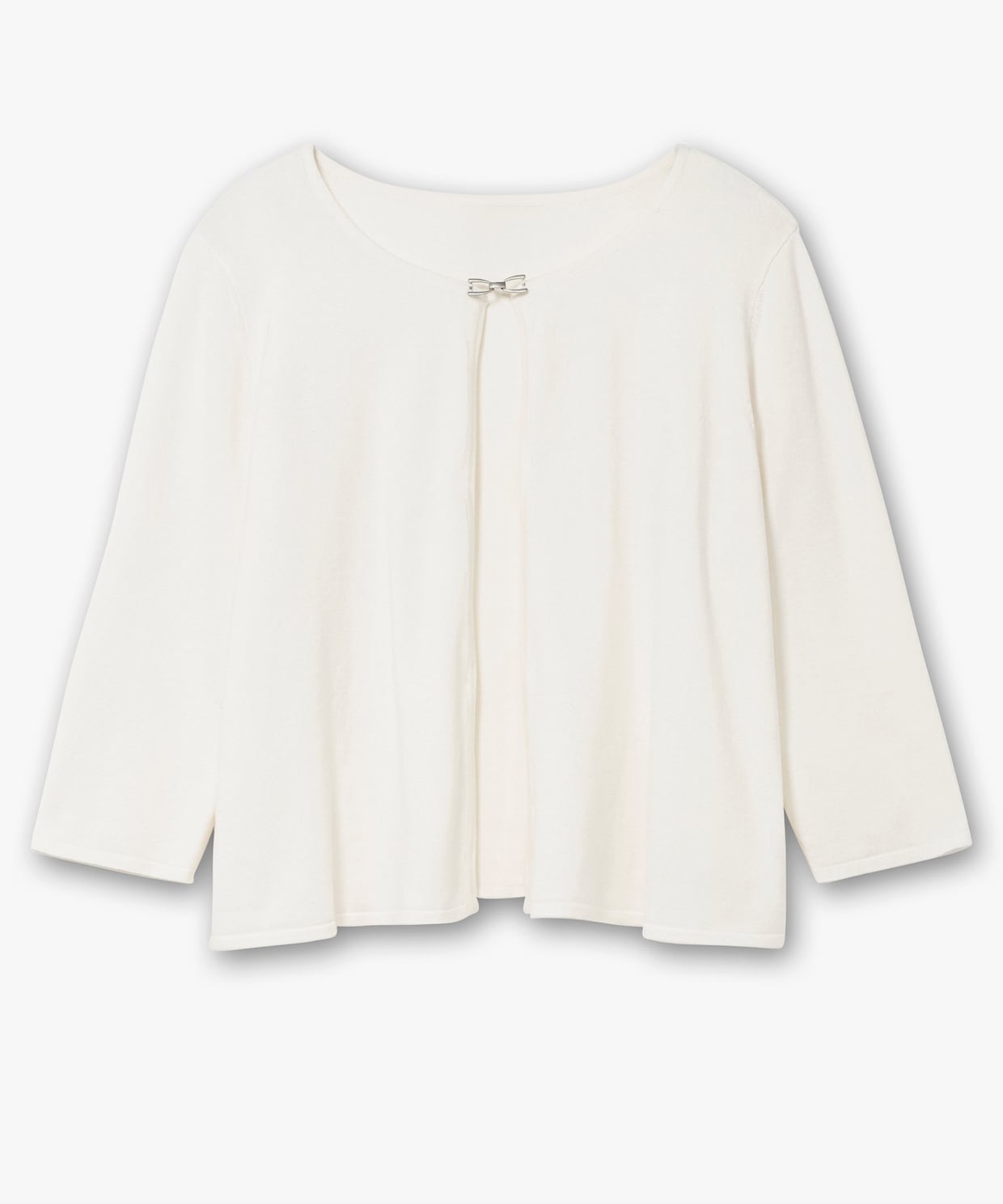 Bolero mit Zierspange - champagner