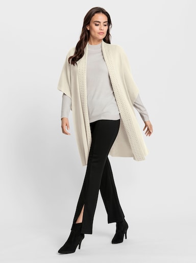 heine Long-Strickjacke - champagner