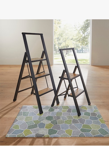 heine home Trittleiter - schwarz-braun