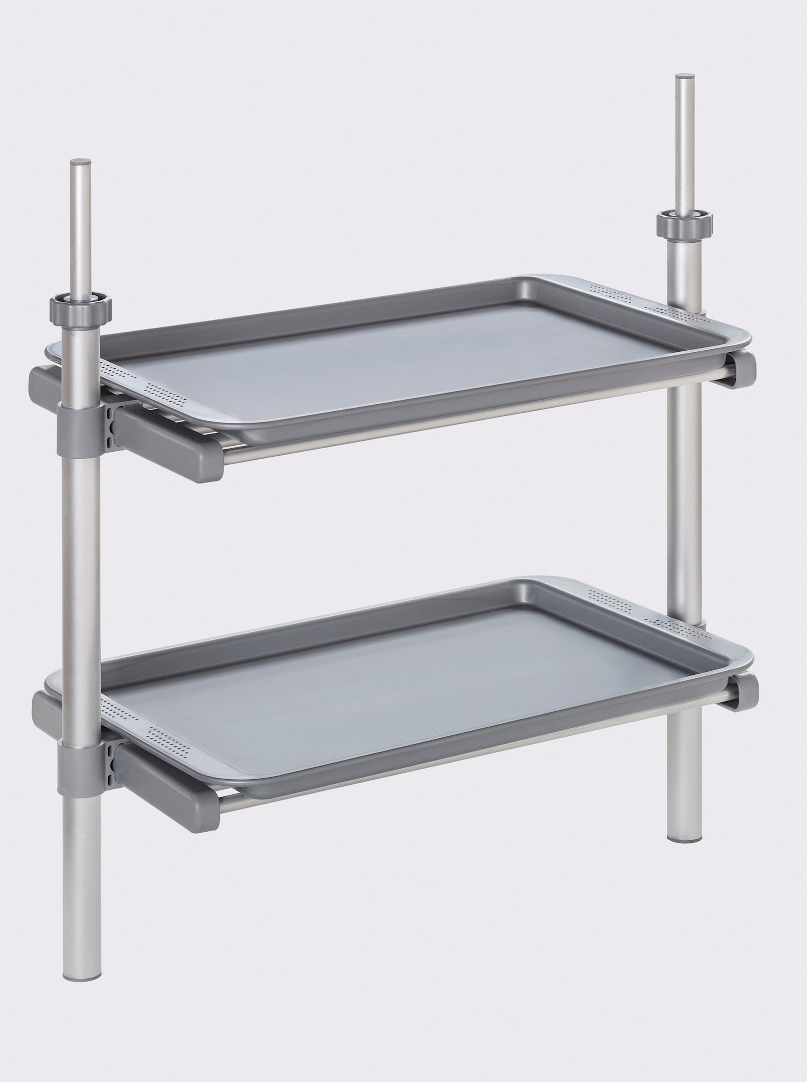 heine home Küchenregal - silberfarben-grau