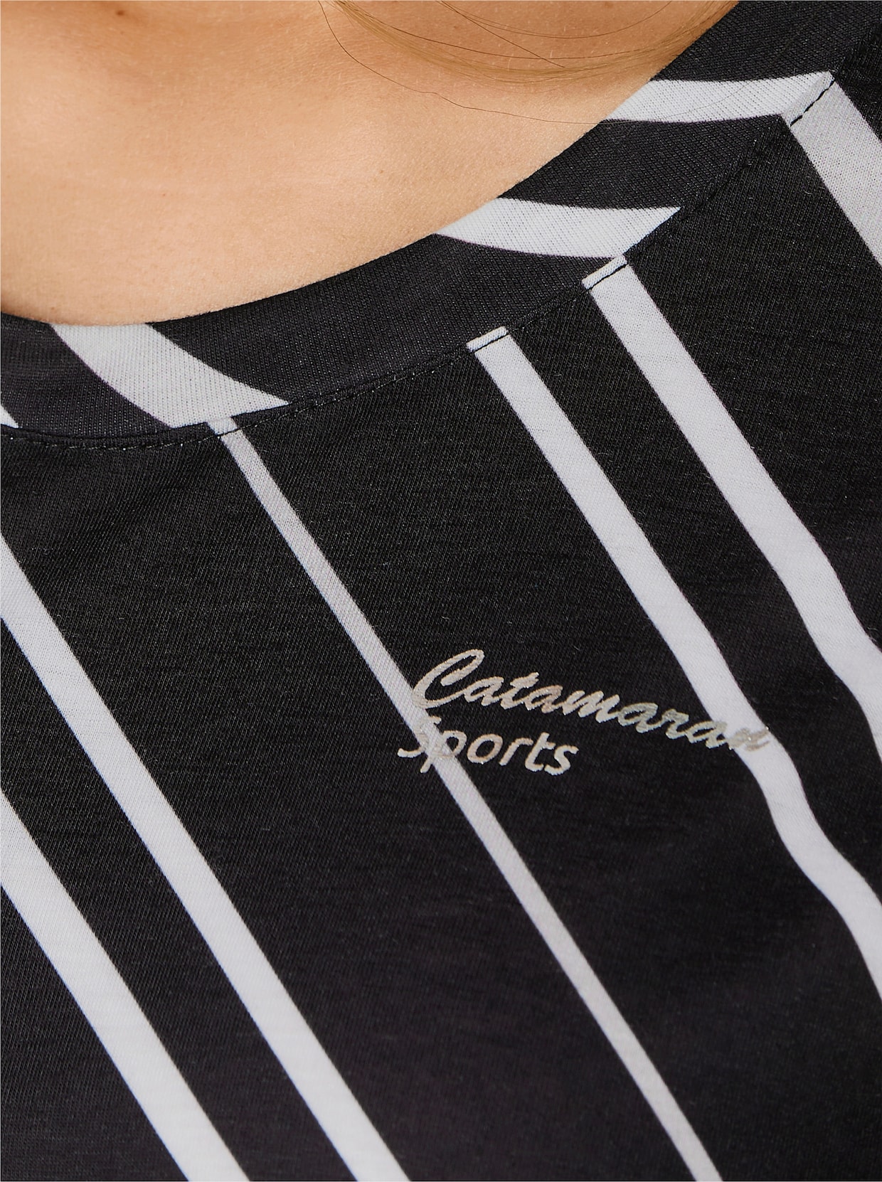 Catamaran Sports Funktionsshirt - schwarz-gemustert