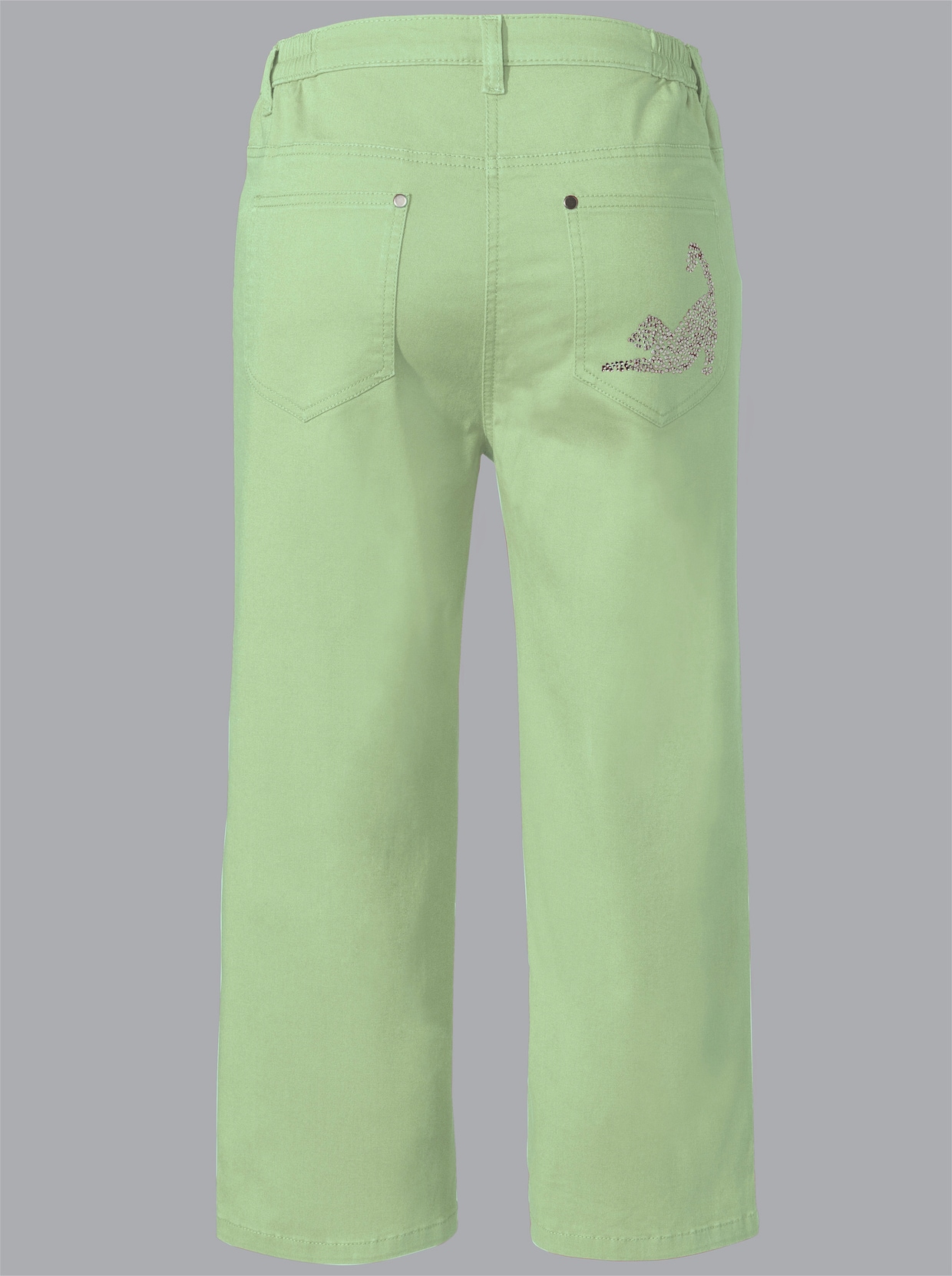 Capri-jeans - resedagroen