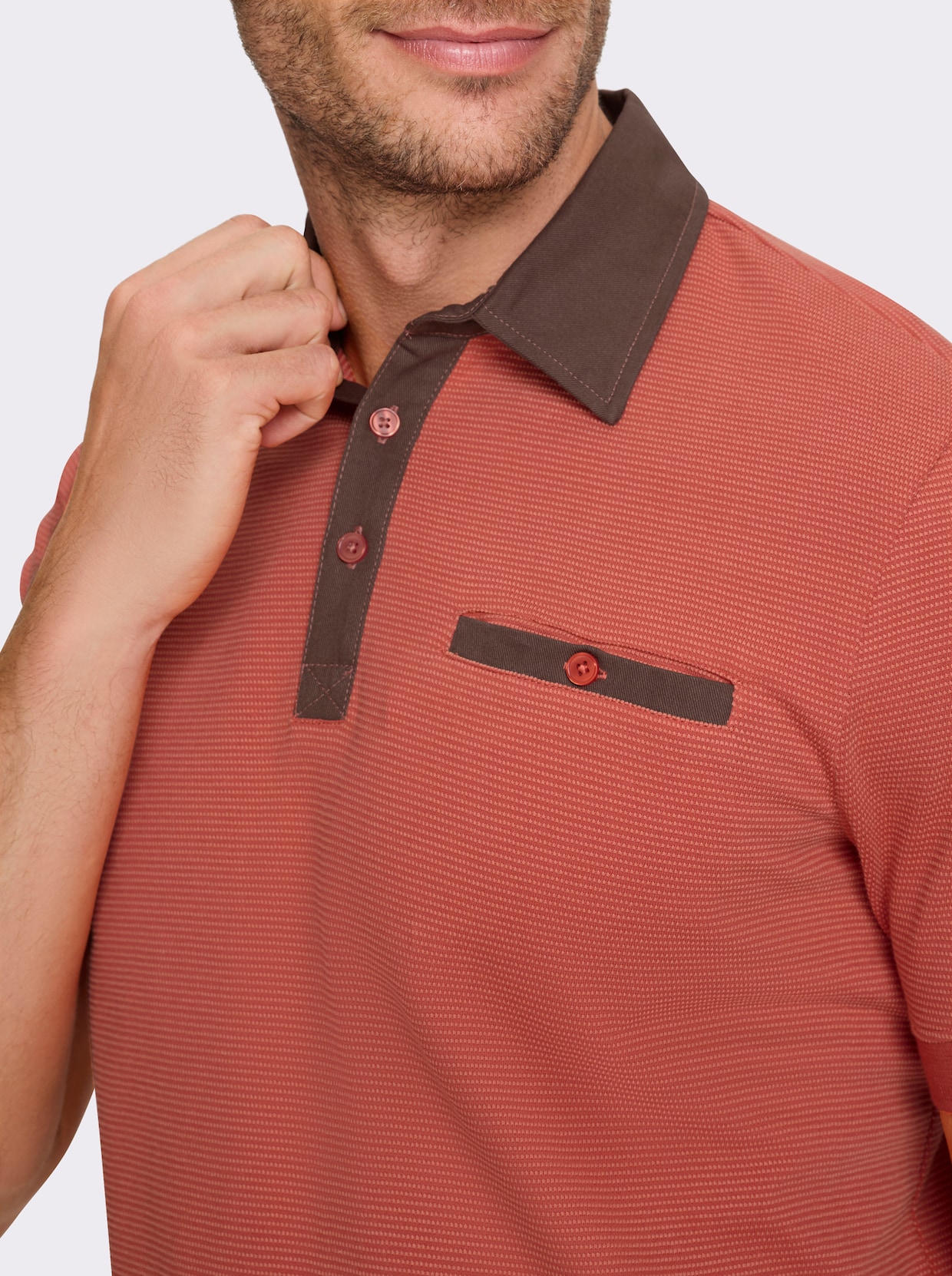 Marco Donati Kurzarmshirt - terra