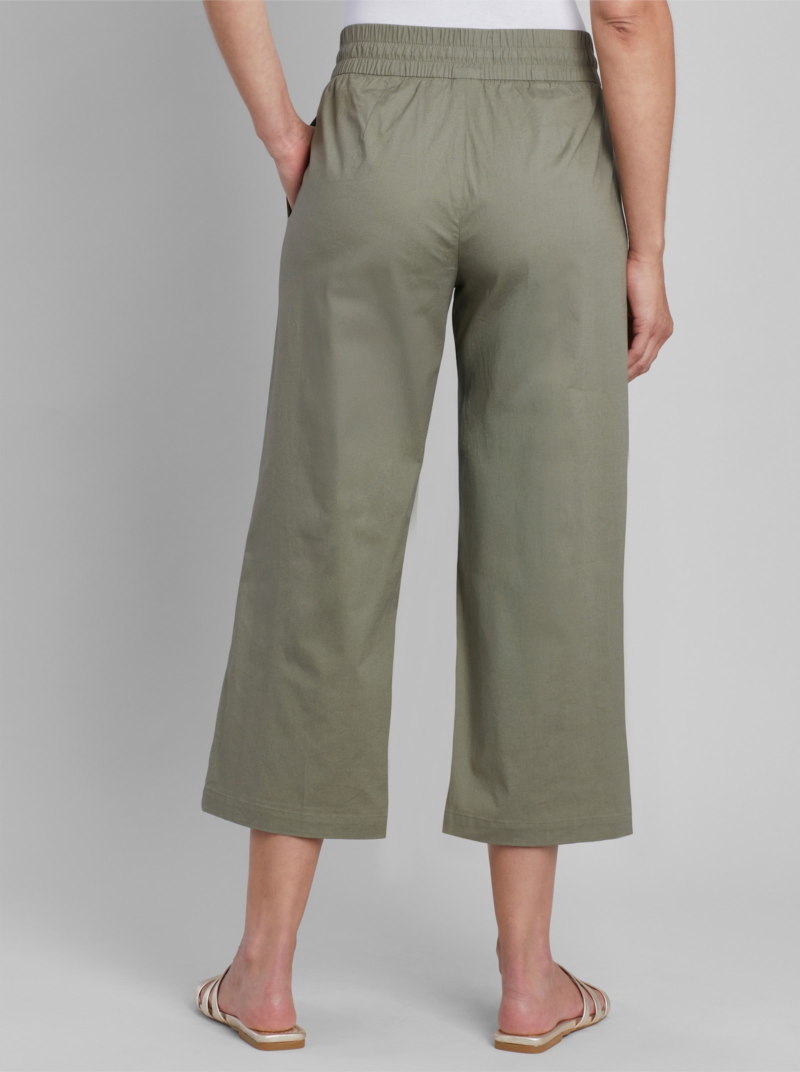 heine Culotte mit Gummibund - khaki