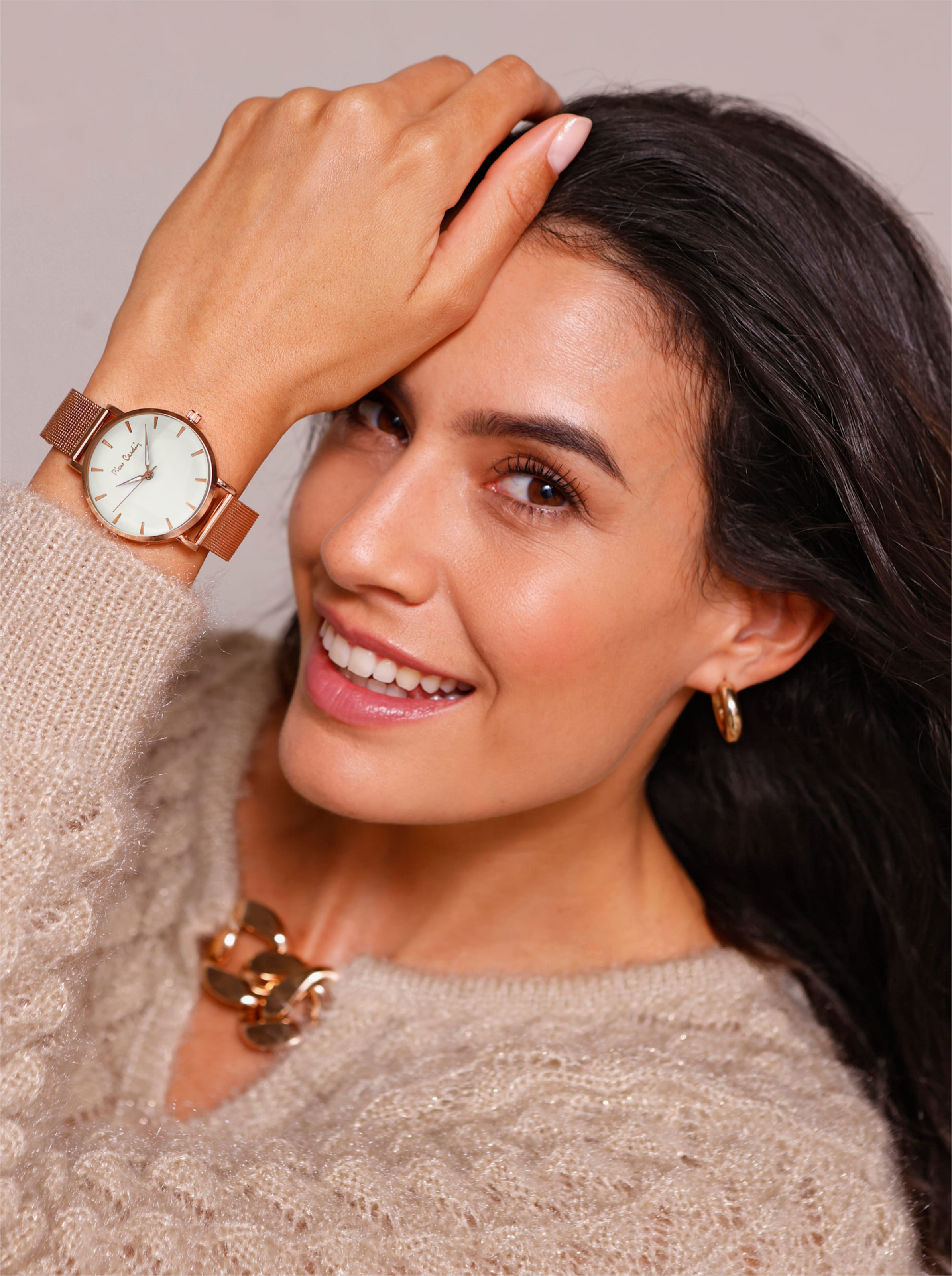 Armbanduhr in rosé Witt