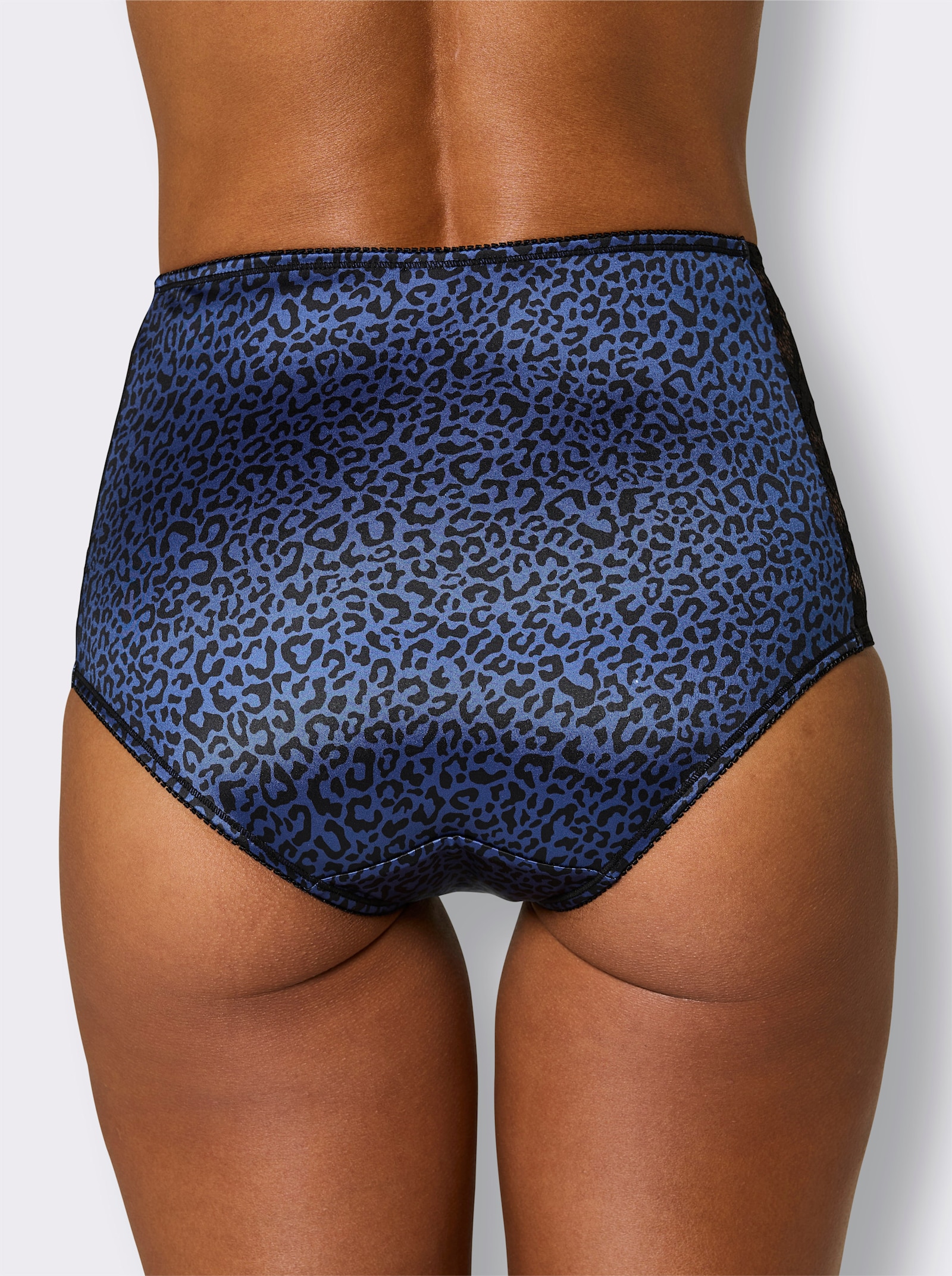 wäschepur Taillenslip mit Animalprint - royalblau-bedruckt