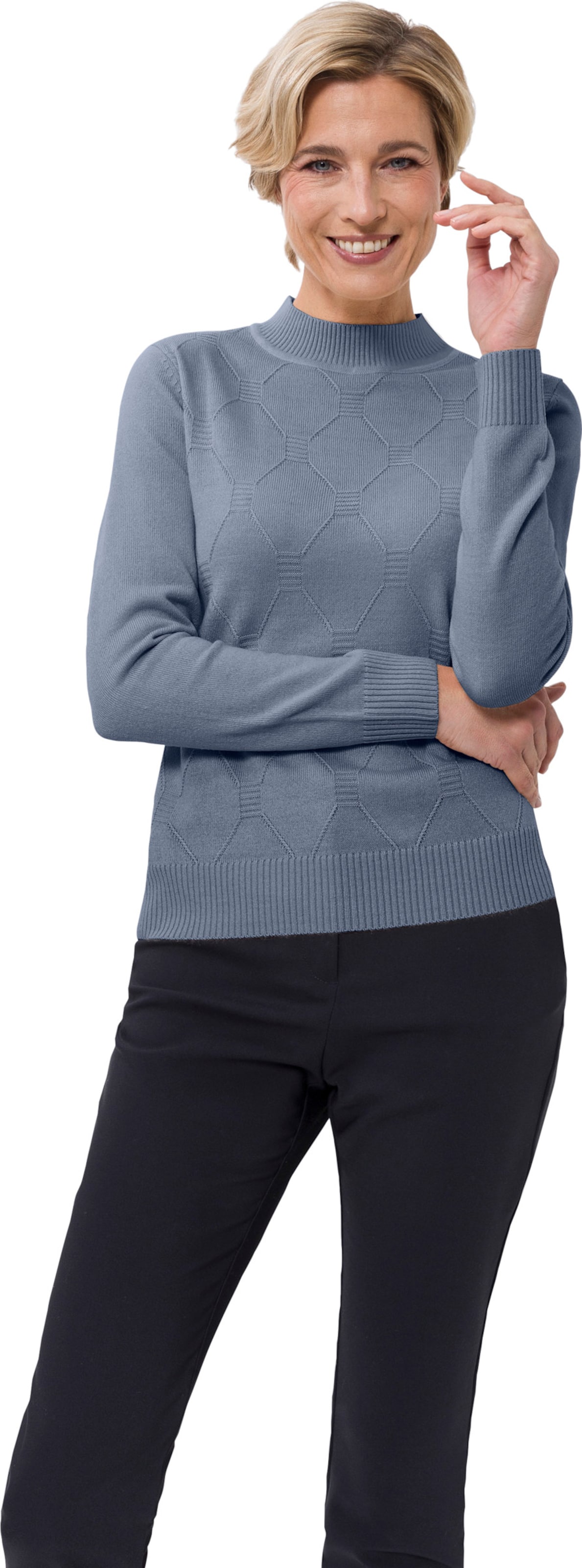 Thumbnail - Stehkragenpullover