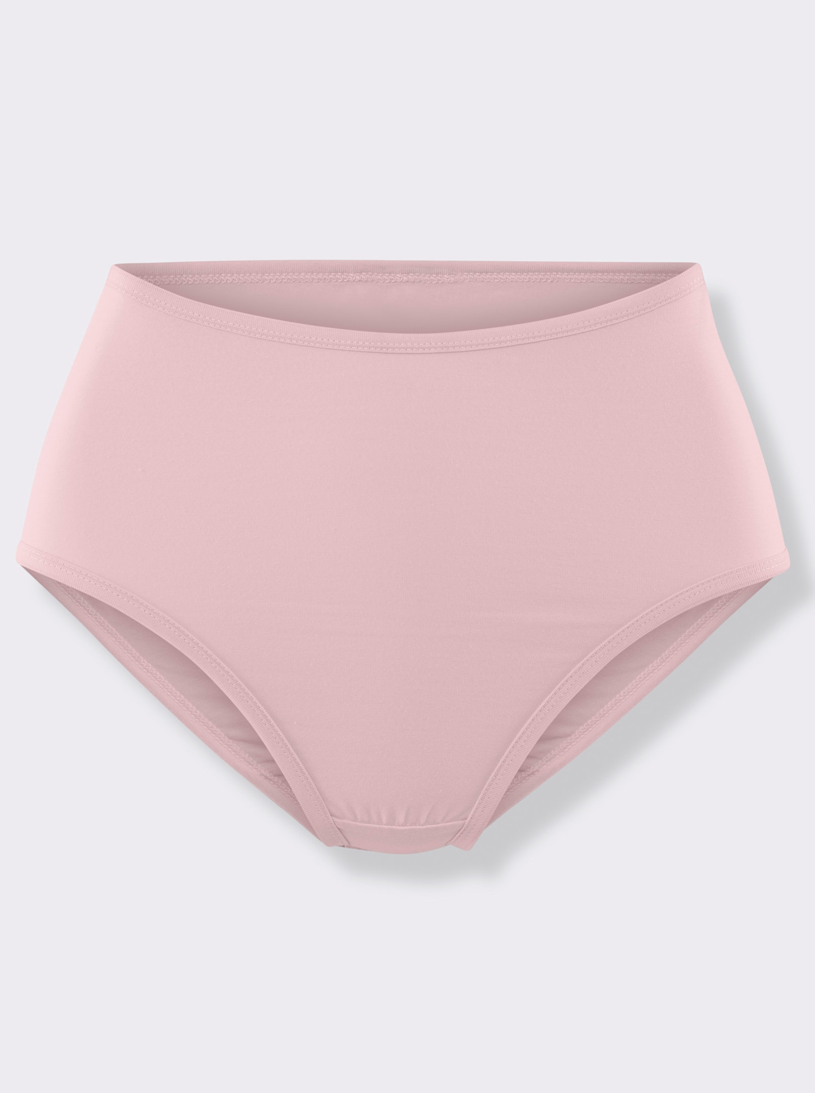 wäschepur Nohavičky, zvýšený pás, elastické lemy - strieborná + ružová + šampanská