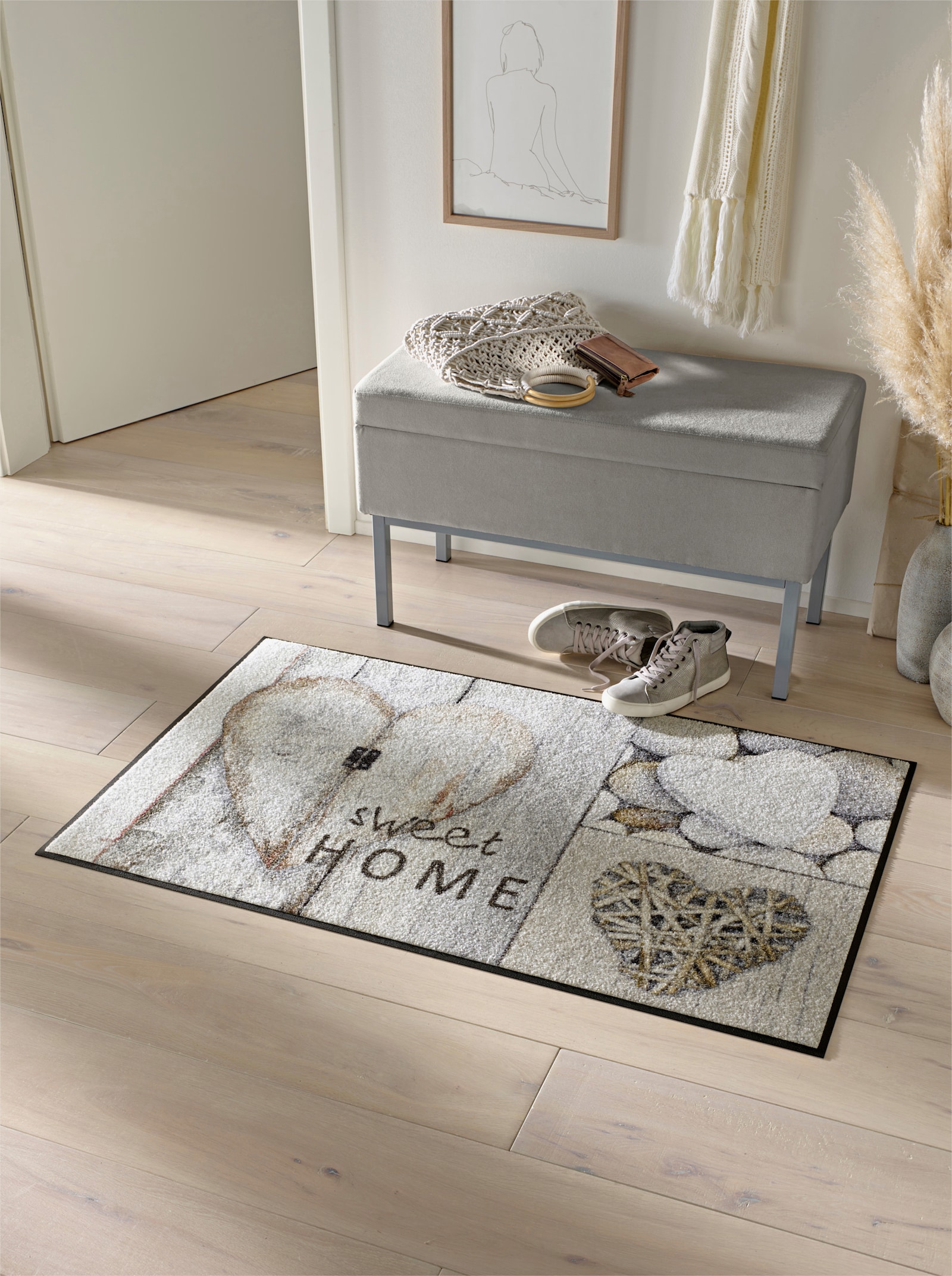 wash+dry by Kleen-Tex Fußmatte - natur