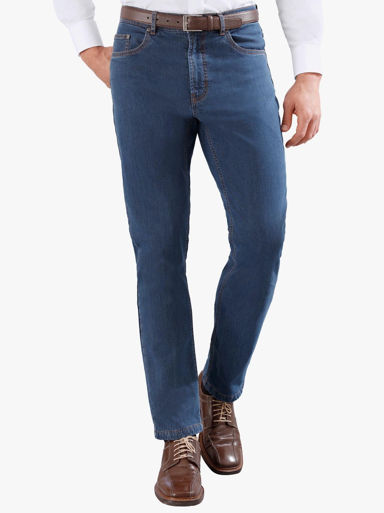 Thermo-Jeans - blue-bleached