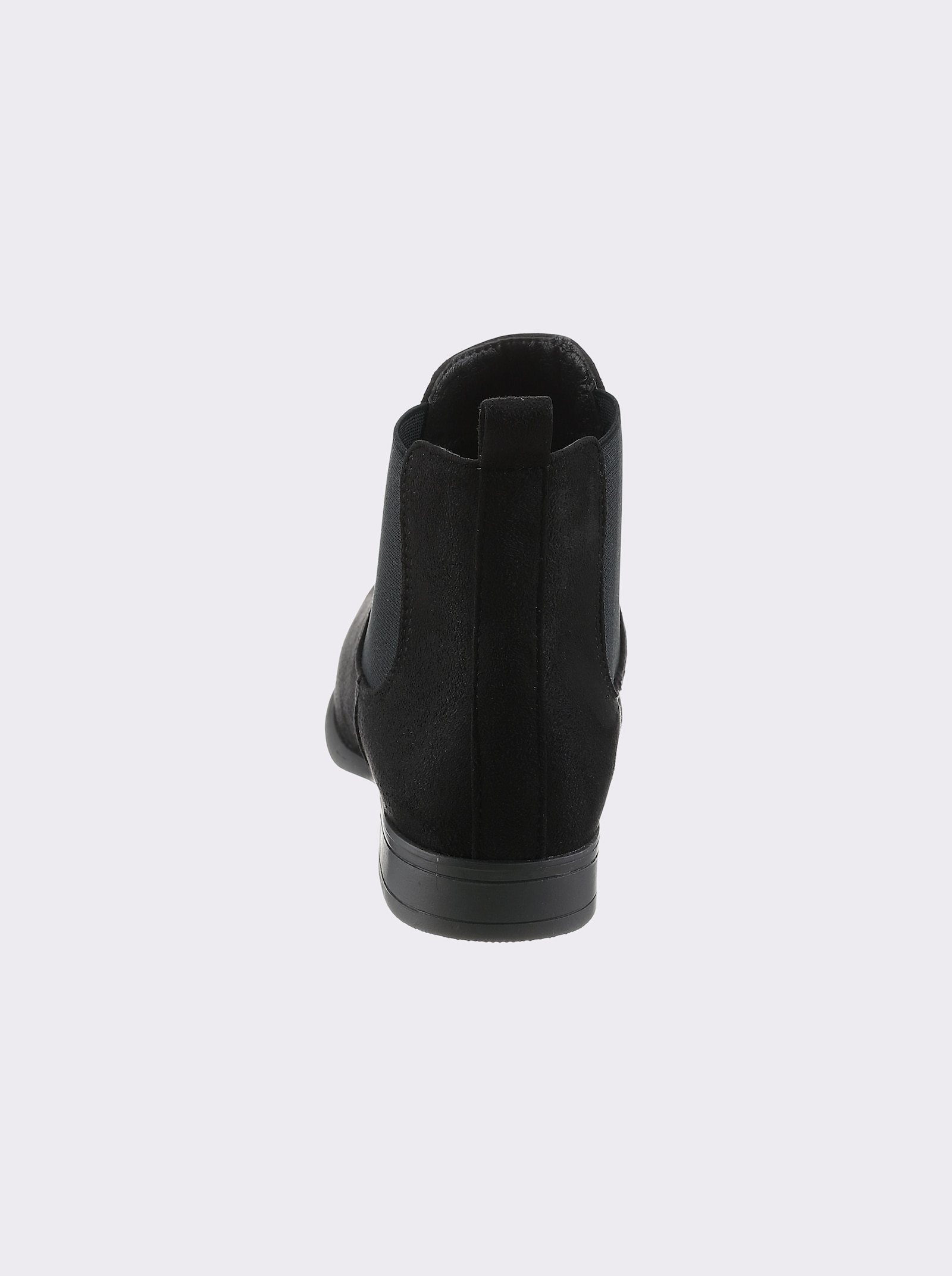 Stiefelette mit elastischen Einsätzen - schwarz