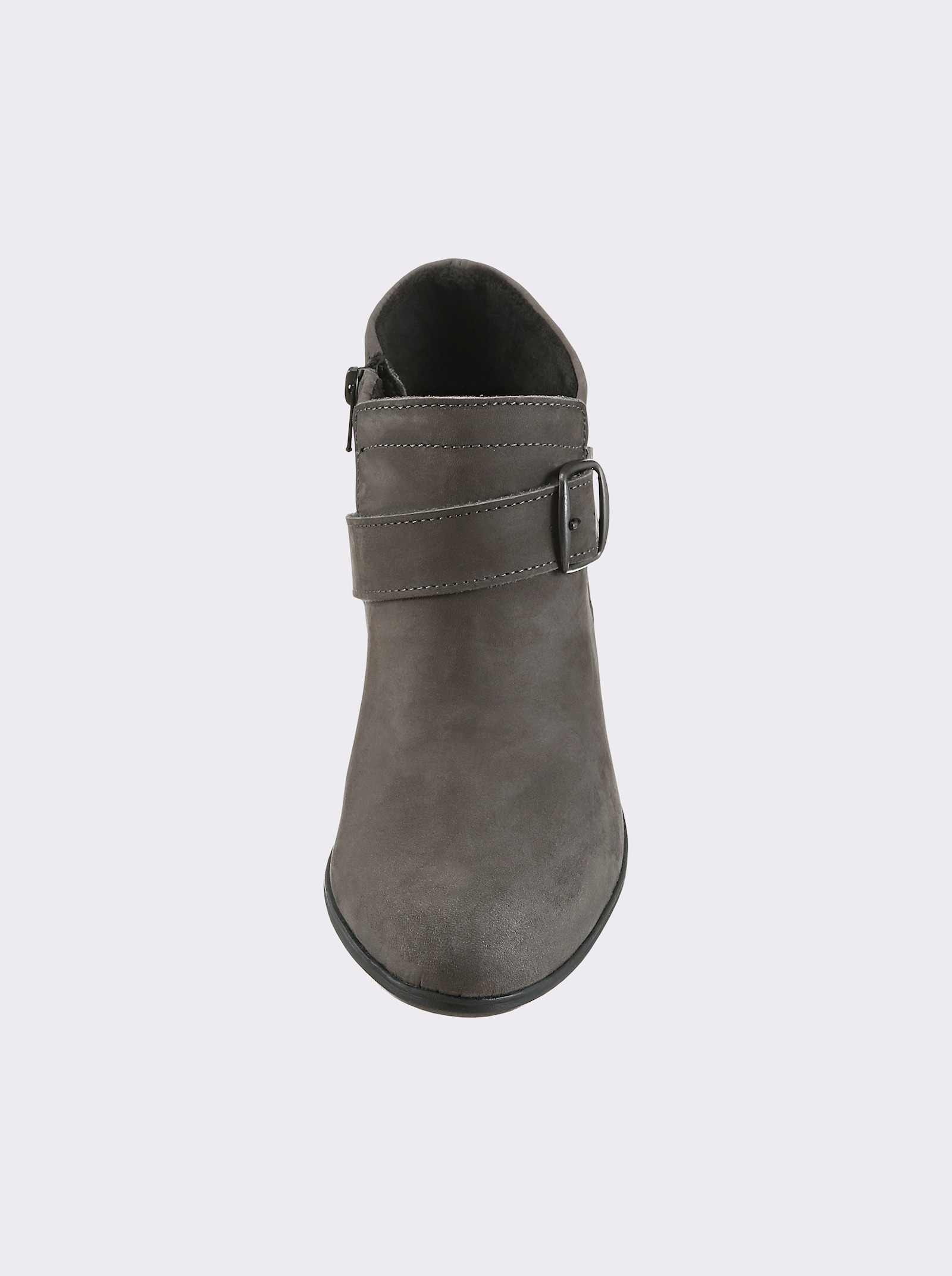 airsoft modern+ Stiefelette mit seitlichem Reißverschluss - dunkeltaupe