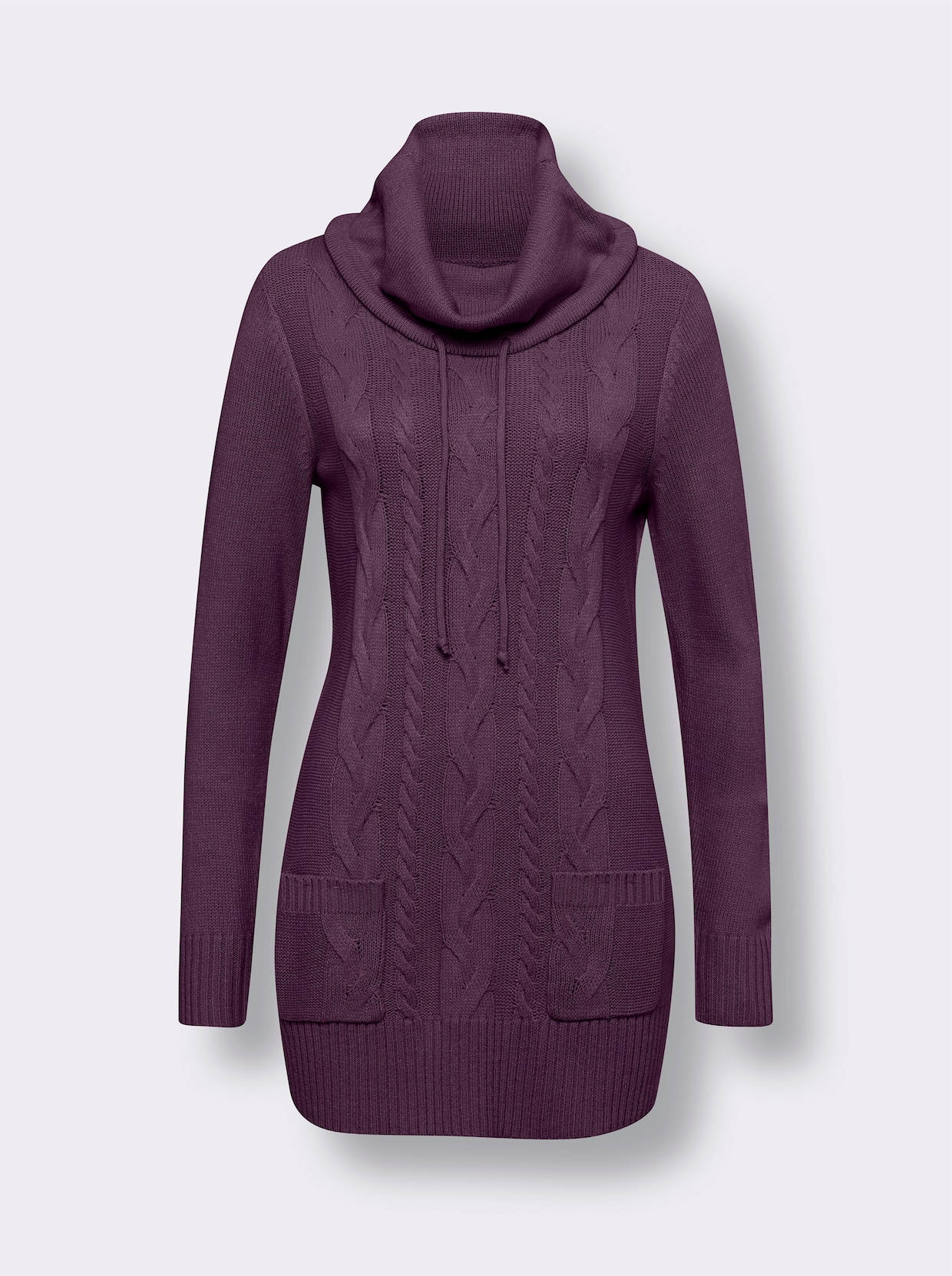 Lange pullover - druif