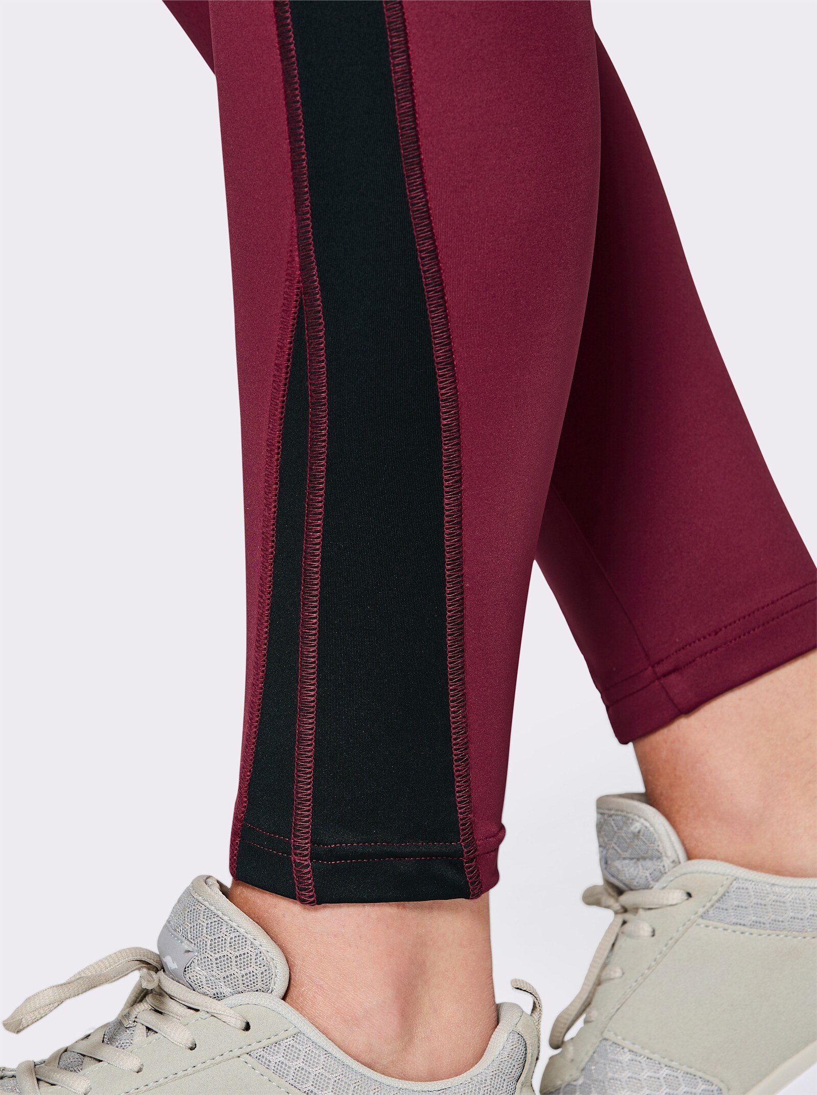 Catamaran Sports Funktionstights mit Kontrast-Einsätzen - bordeaux
