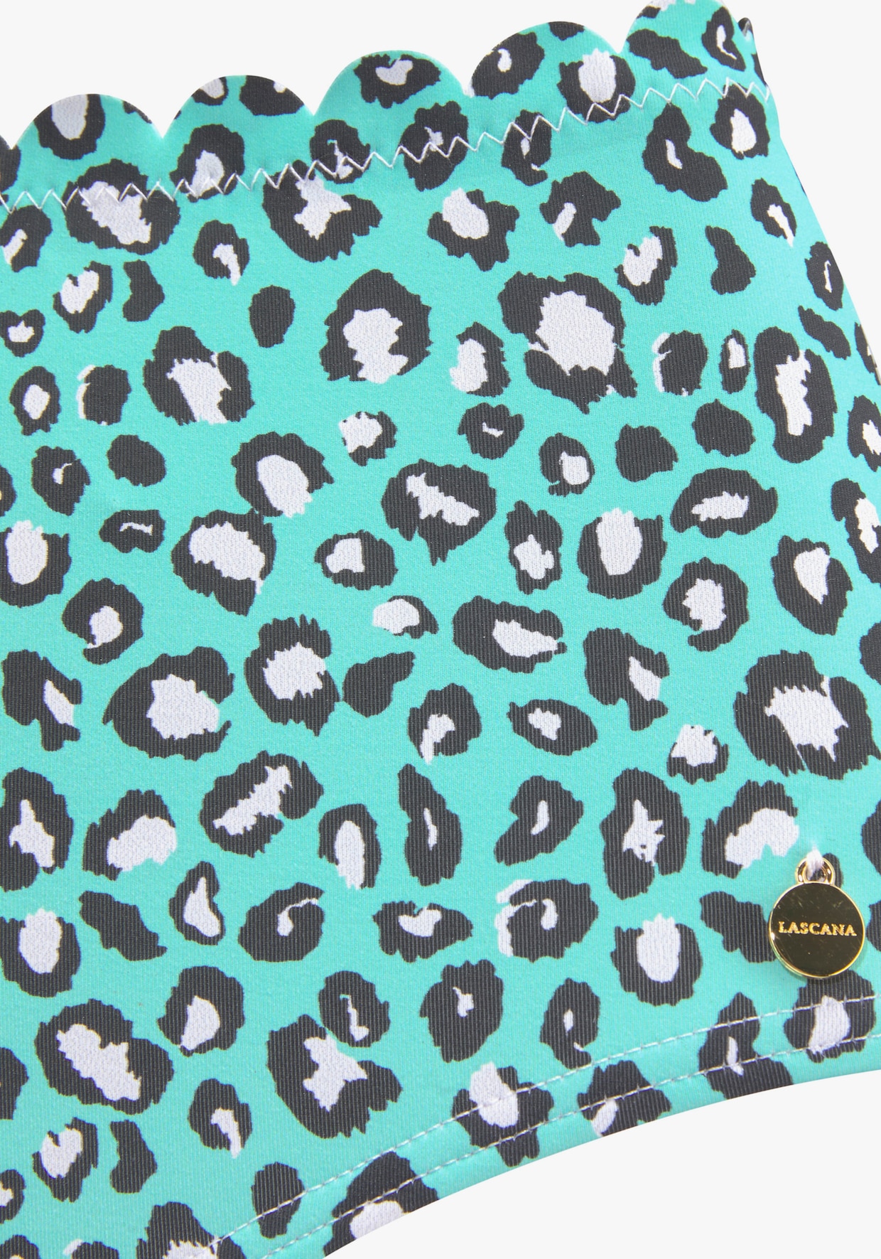 LASCANA Highwaist bikinibroekje - mint geprint